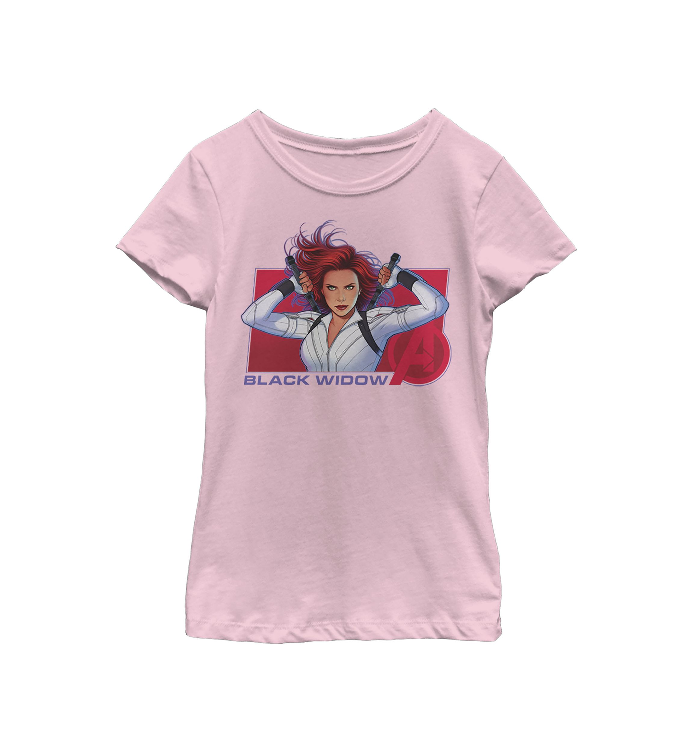 Girls 46x Marvel Ready Widow Graphic Top