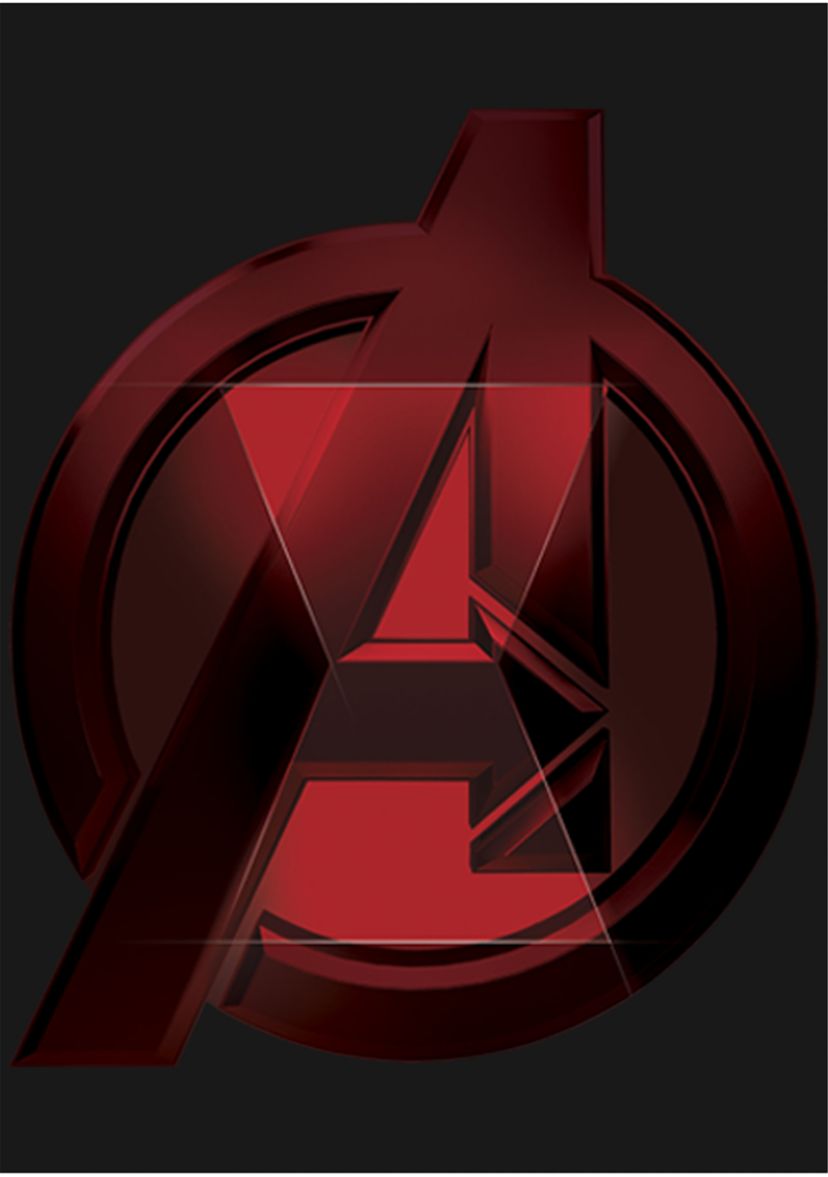 Girls 46x Marvel Widow Avenger Logo Graphic Top