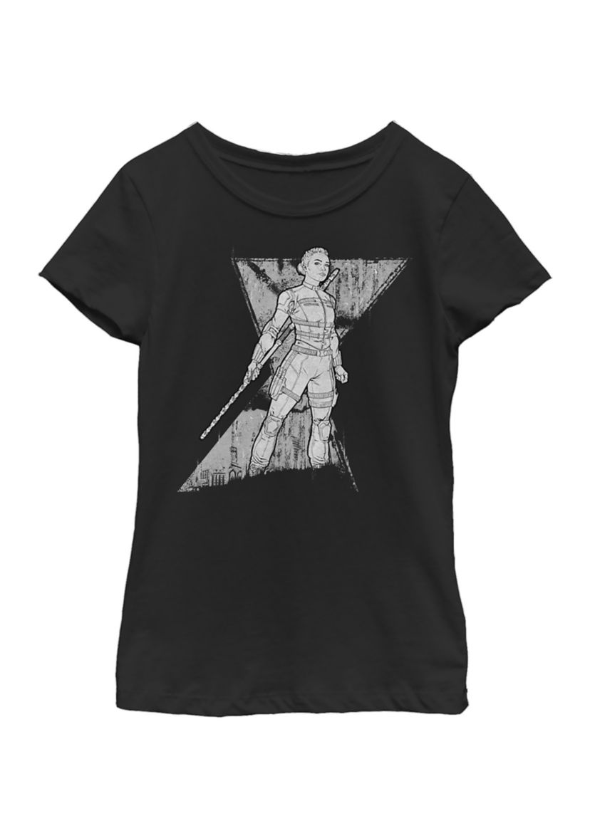 Girls 46x Marvel Spy Yelena Graphic Top