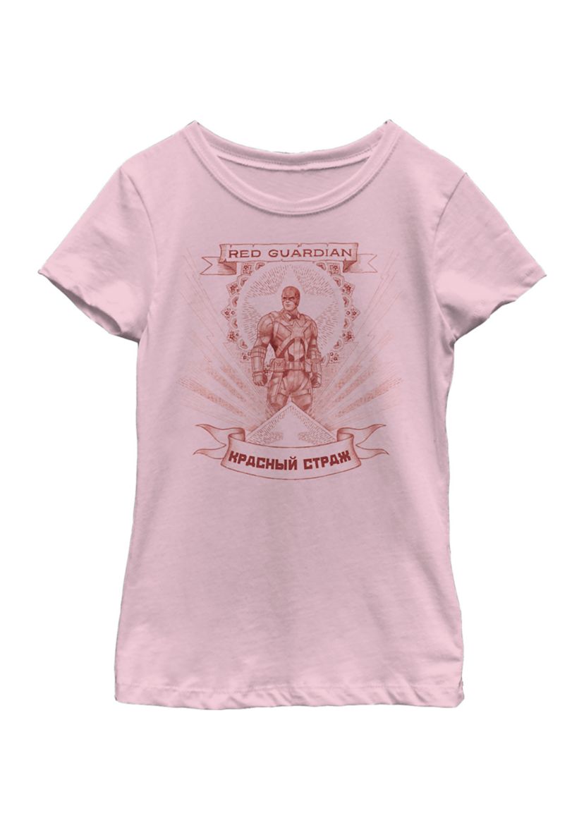 Girls 46x Marvel Guardian of Red Graphic Top