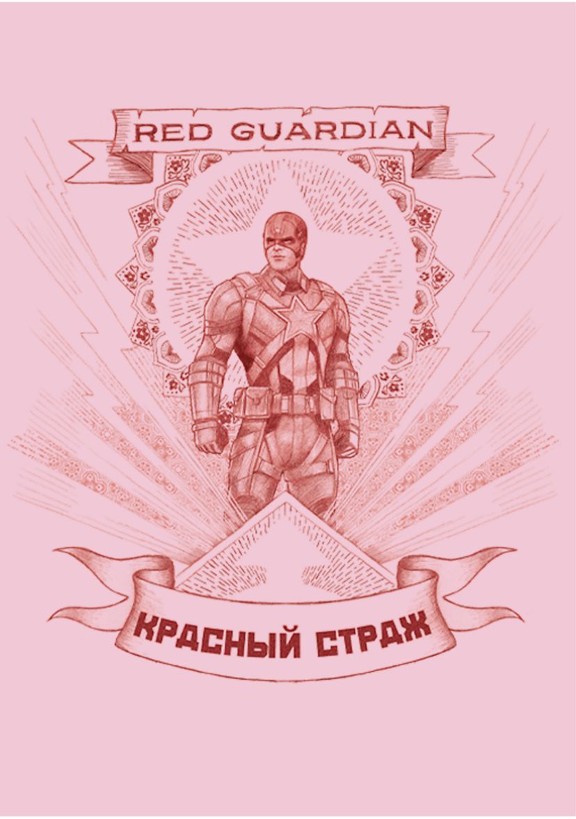 Girls 46x Marvel Guardian of Red Graphic Top