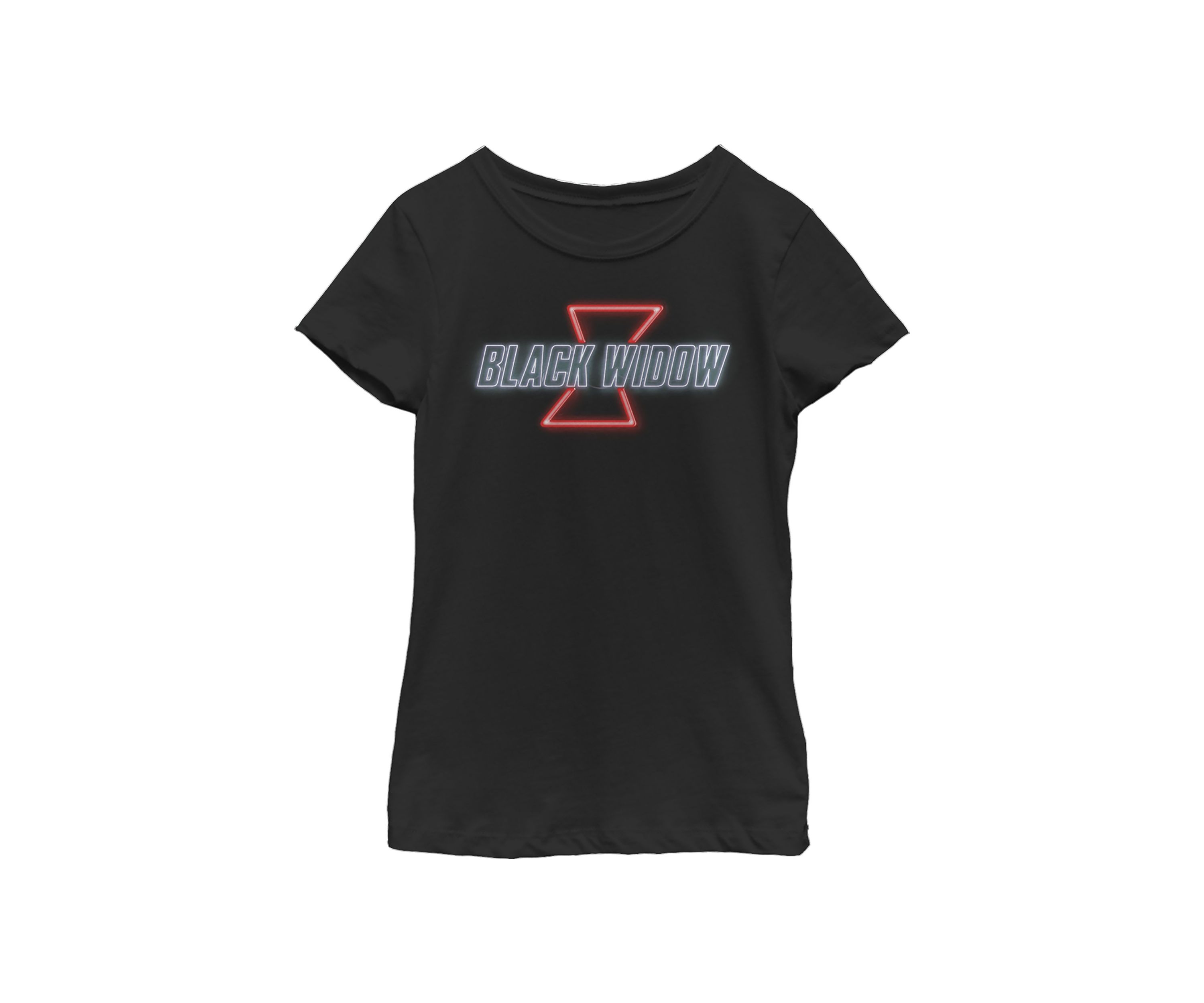 Girls 46x Marvel BLACK WIDOW NEON V2 Graphic Top