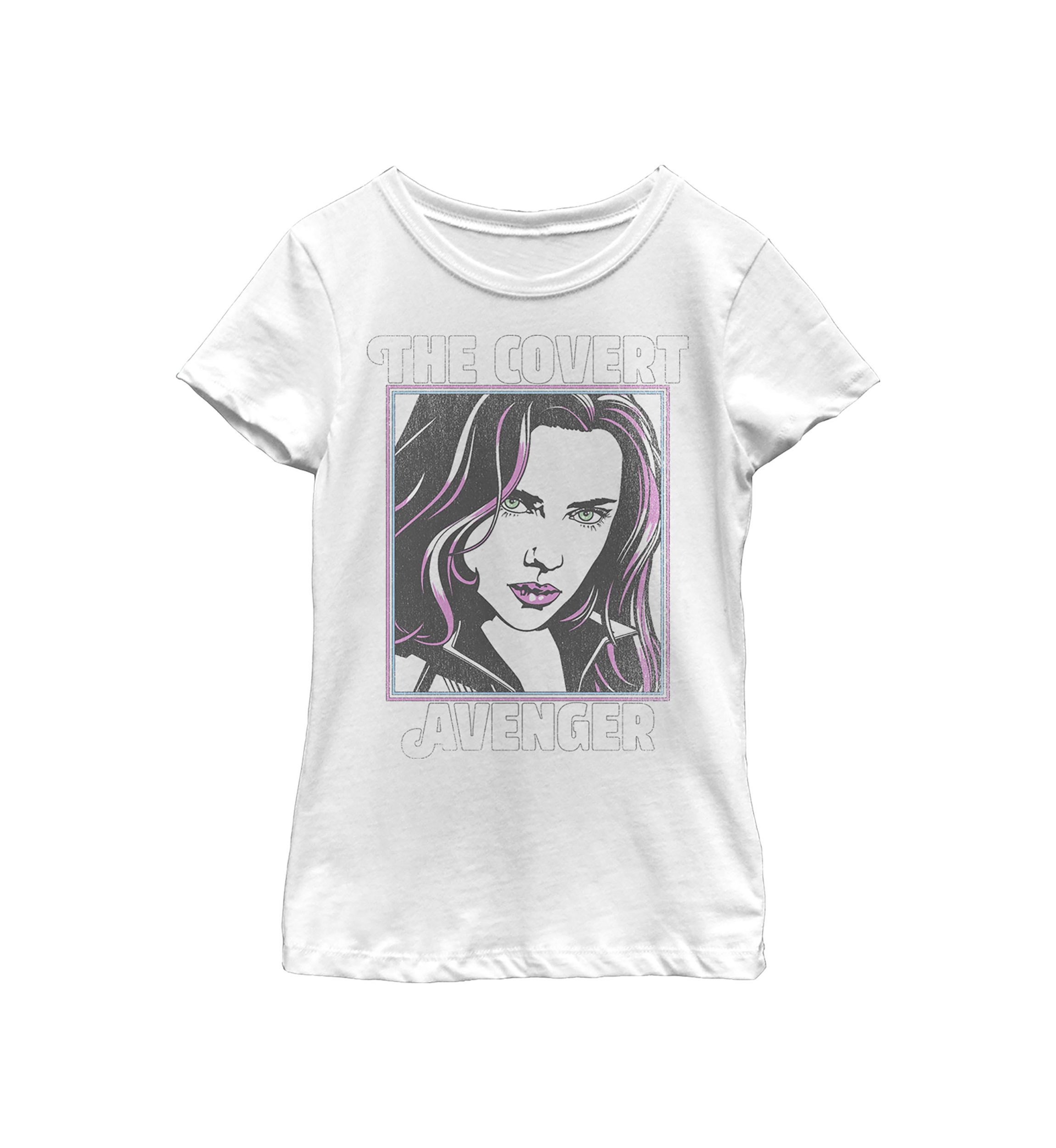 Girls 46x Marvel Retro Pop Widow Graphic Top