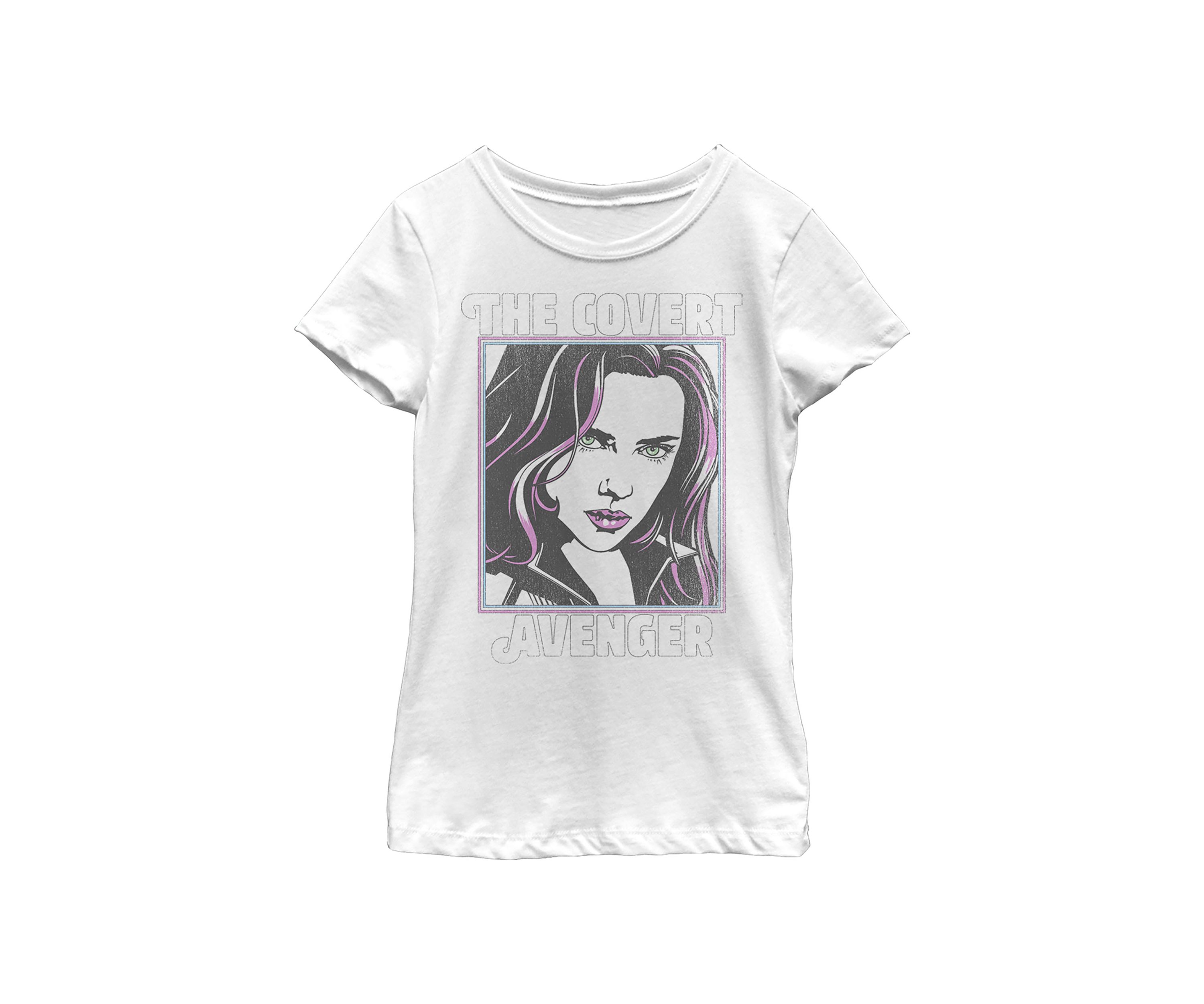 Girls 46x Marvel Retro Pop Widow Graphic Top