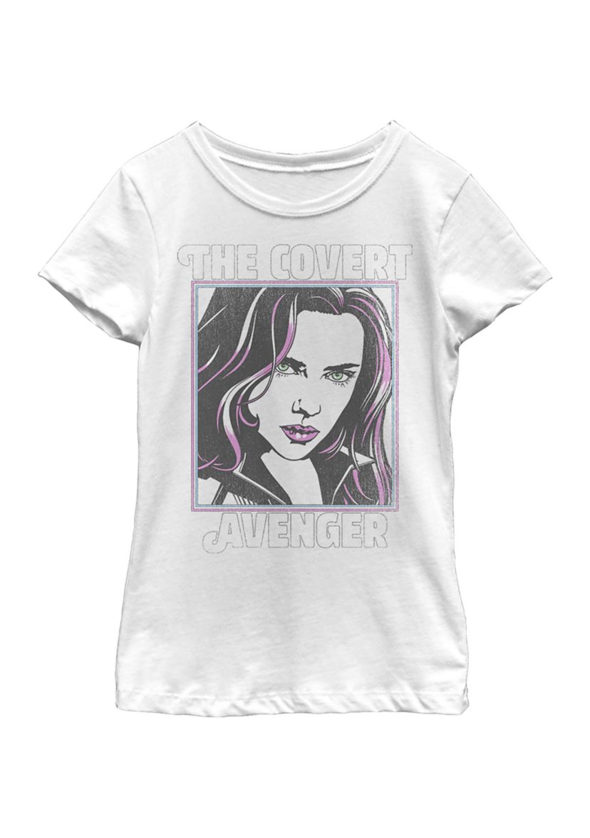 Girls 46x Marvel Retro Pop Widow Graphic Top