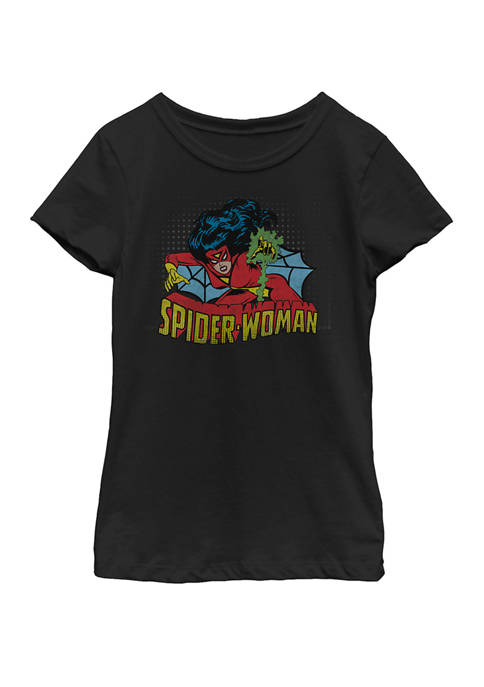 Marvel™ Girls Spider-Woman Venom Blasts Short Sleeve Graphic