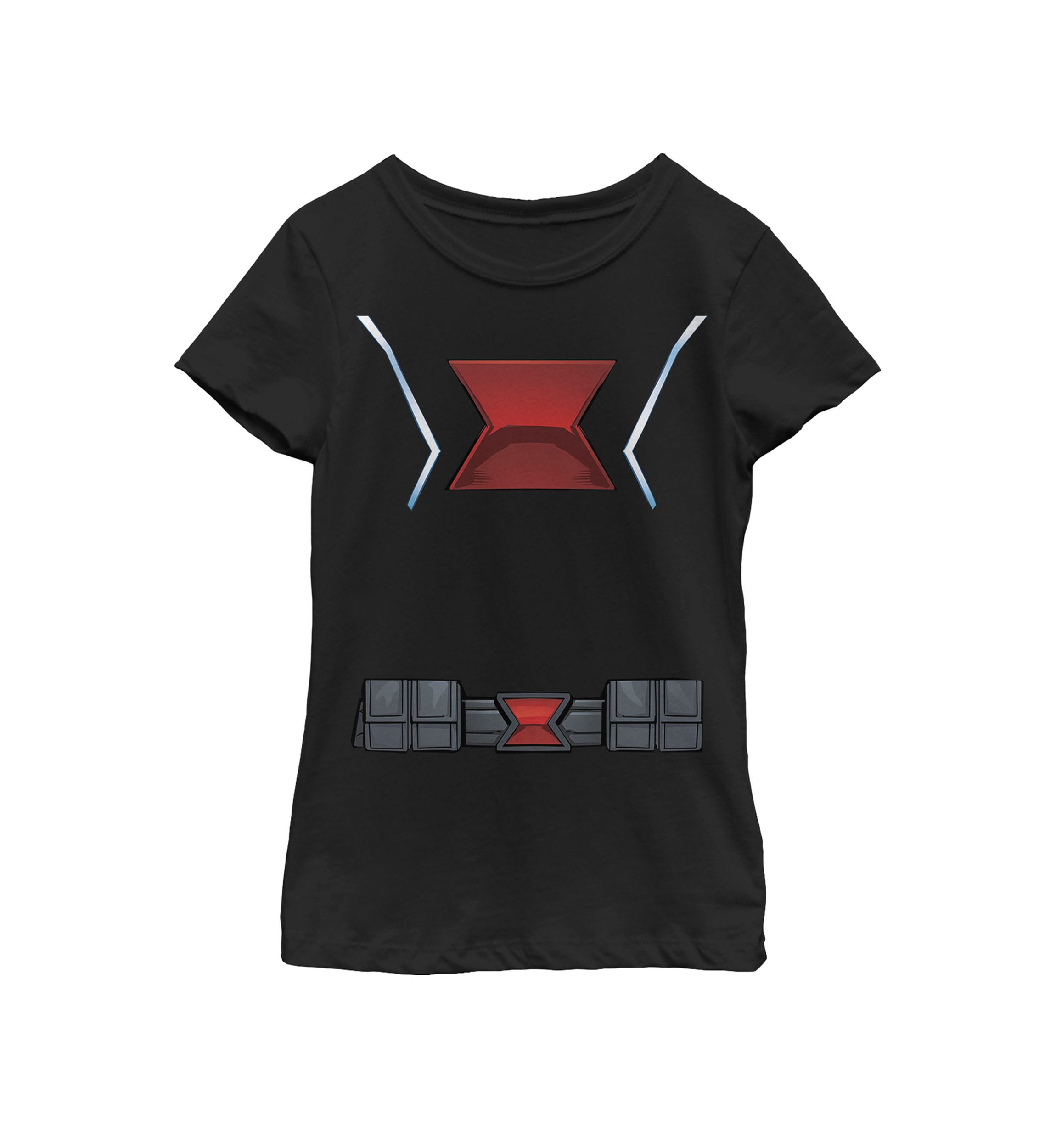 Girls 7-16 Black Widow Halloween Costume Short Sleeve T-Shirt