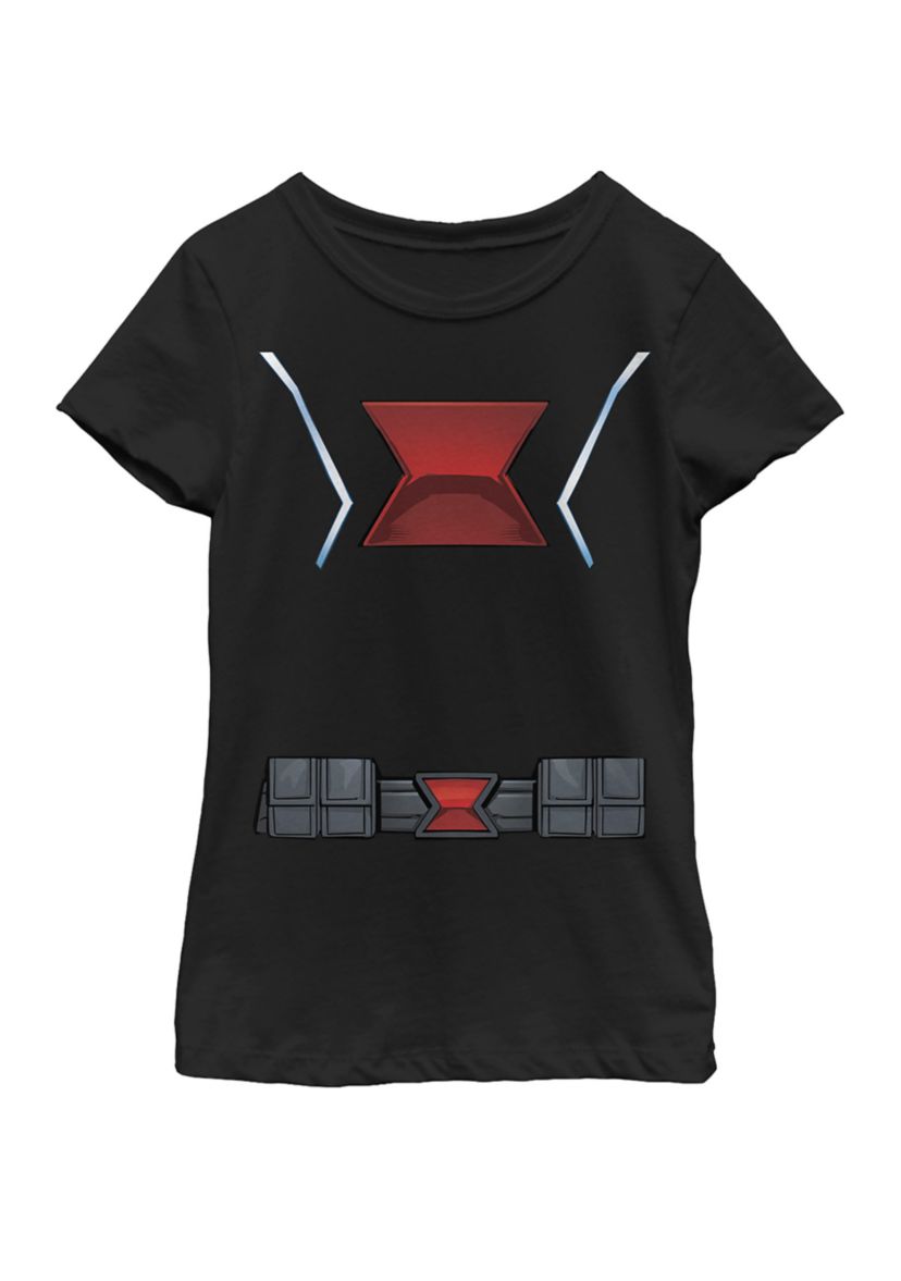 Girls 7-16 Black Widow Halloween Costume Short Sleeve T-Shirt