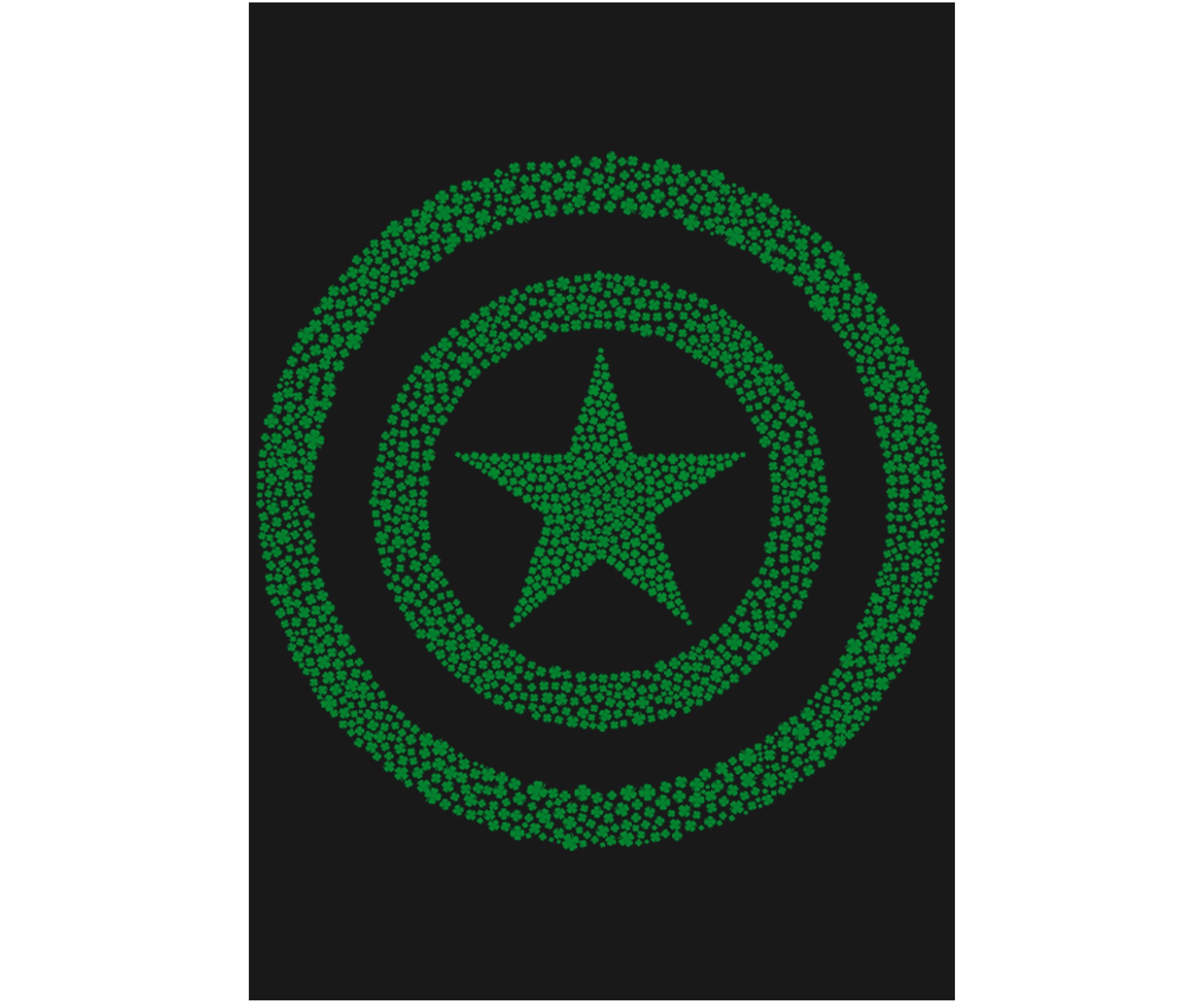 Girls 46x Marvel Clover Shield Graphic Top