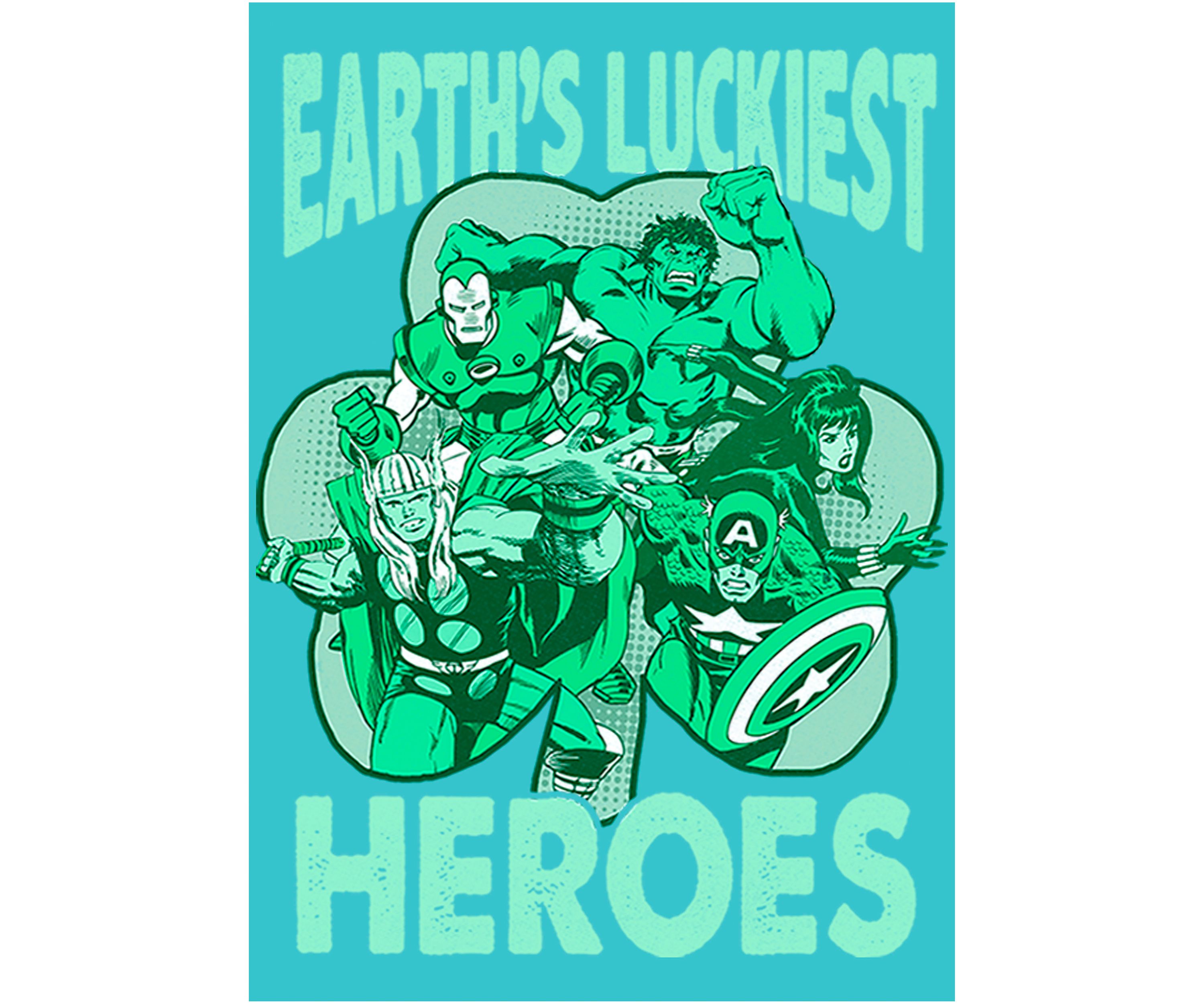 Girls 46x Marvel Luck of the Hero Graphic Top