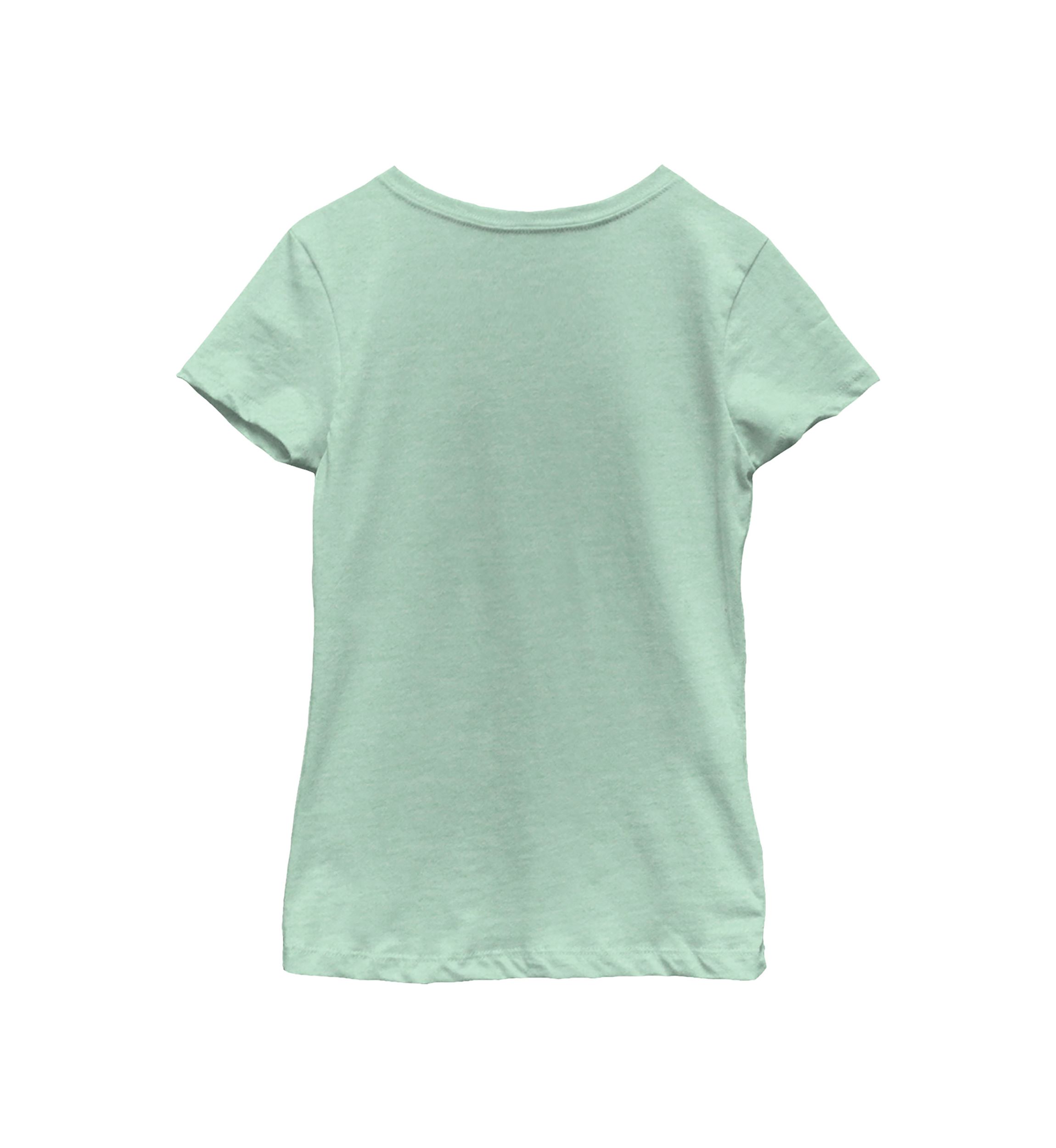 Girls 46x Marvel Green Pinch Graphic Top