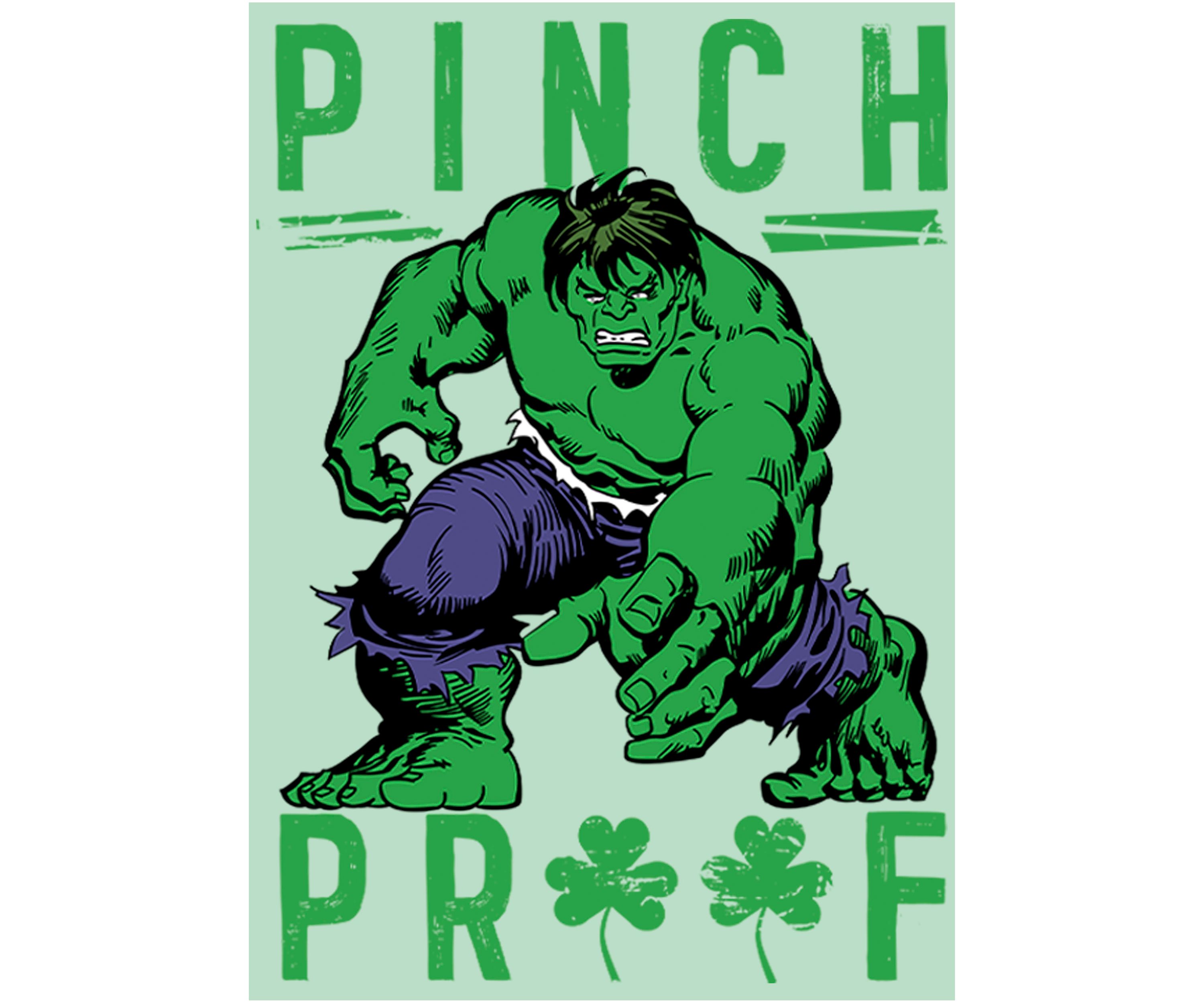 Girls 46x Marvel Green Pinch Graphic Top