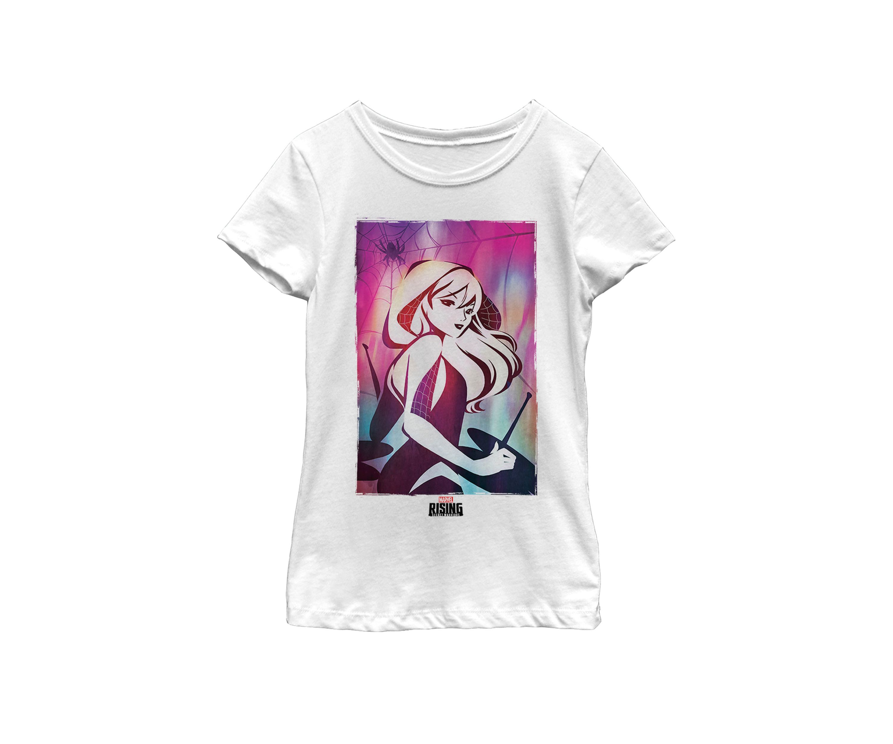 Girls 7-16 Ghospider Water Color Grade Short Sleeve Graphic T-Shirt