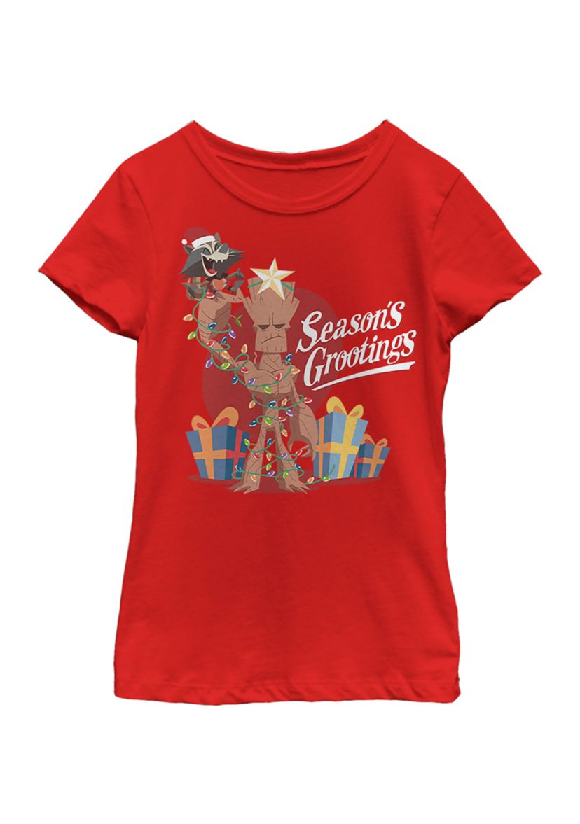 Girls 4-6x Seasons Grootings T-Shirt 