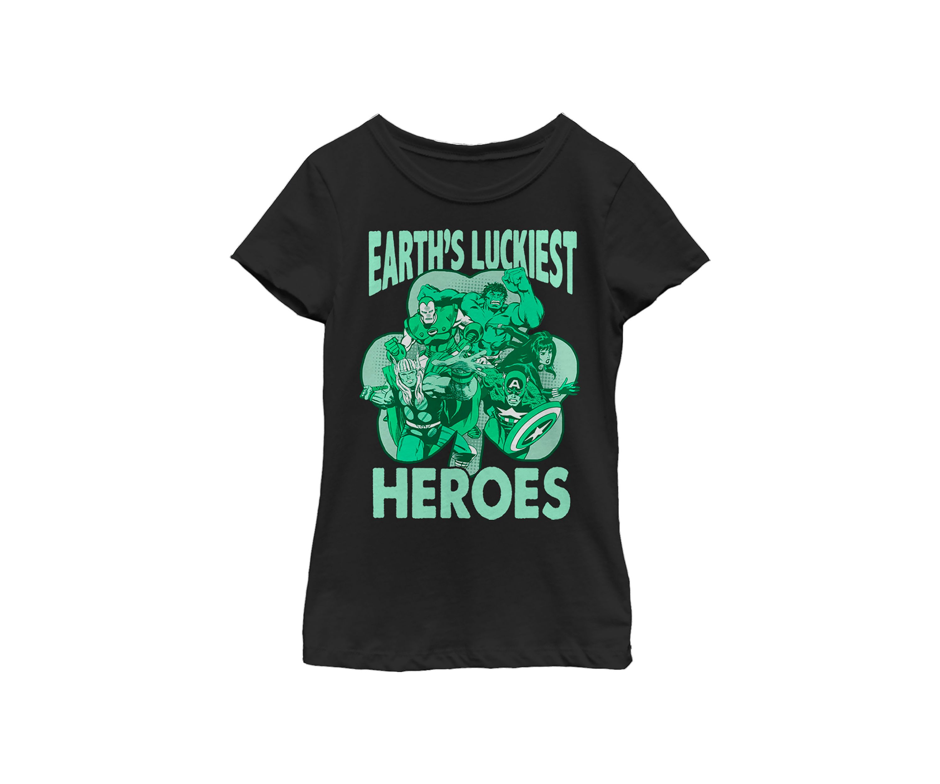 Girls 46x Marvel Luck of the Hero Graphic Top