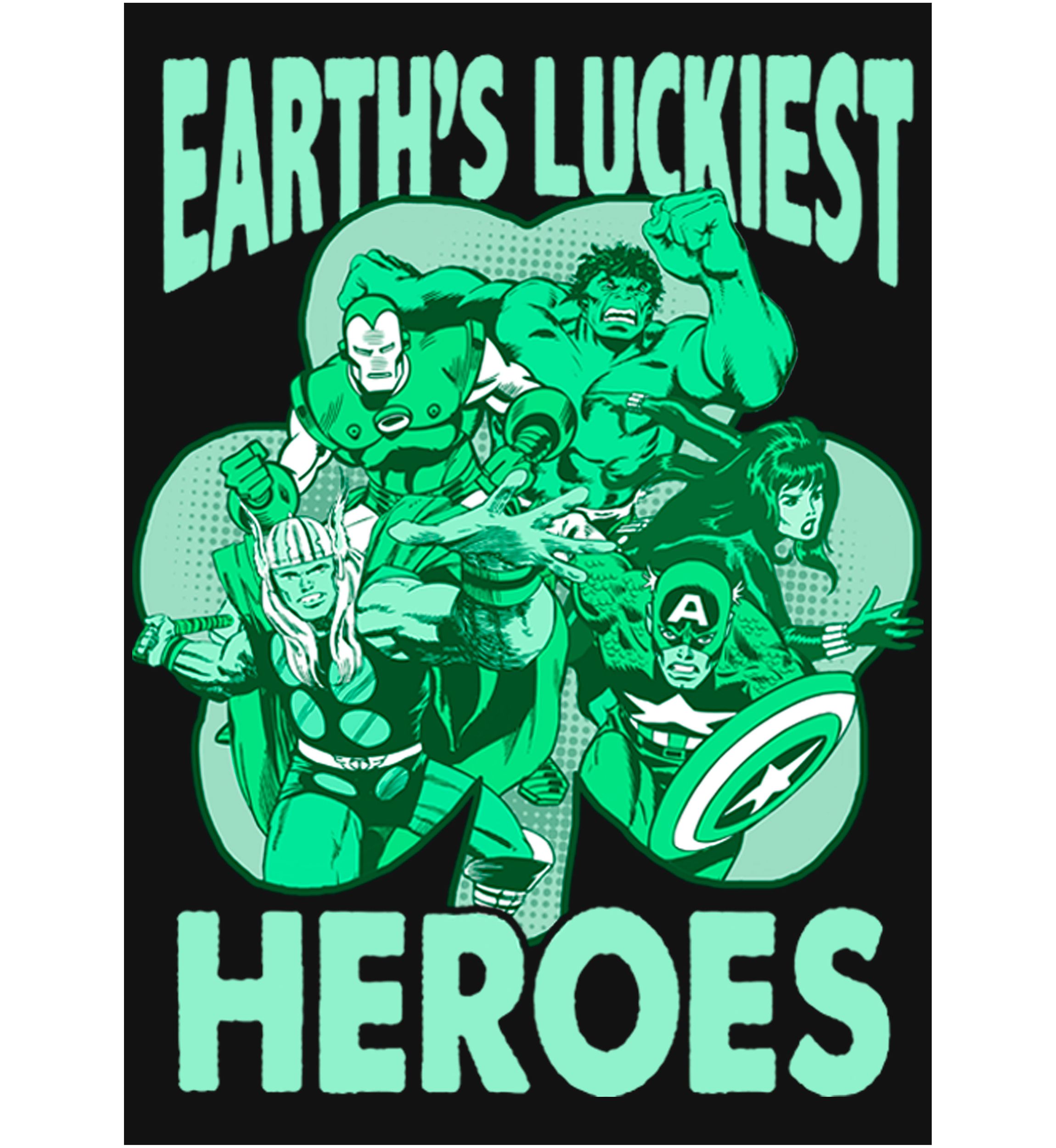 Girls 46x Marvel Luck of the Hero Graphic Top