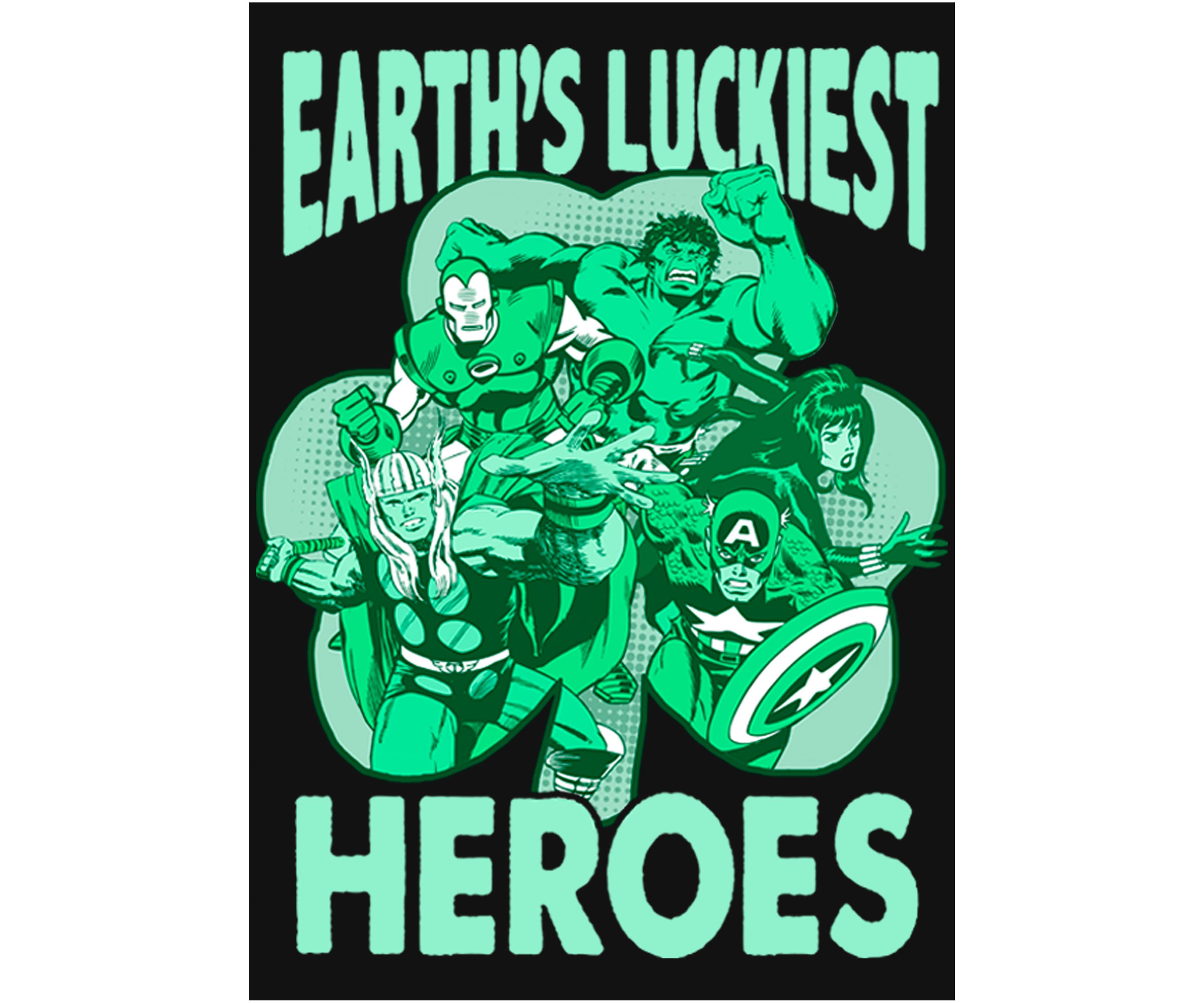 Girls 46x Marvel Luck of the Hero Graphic Top