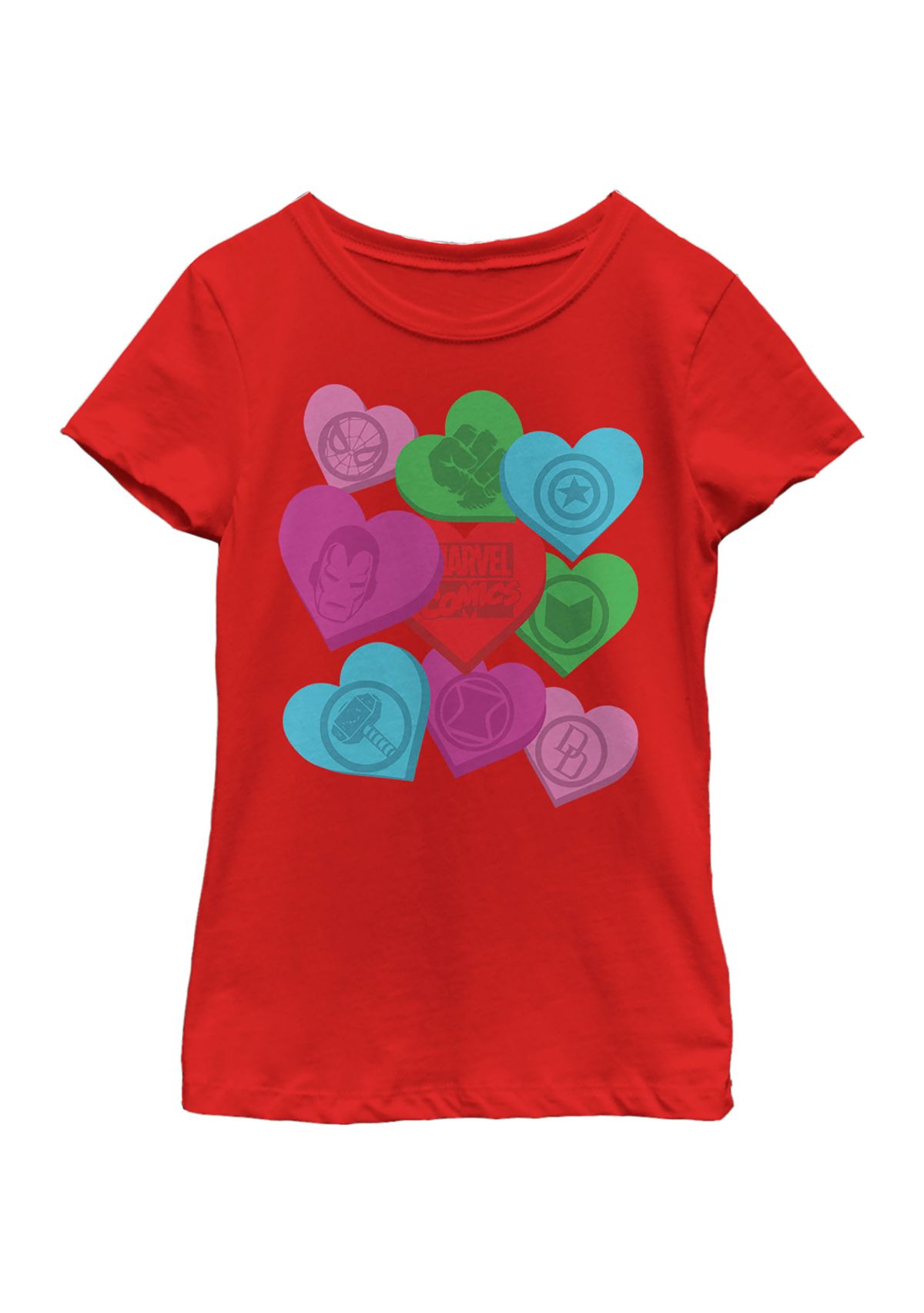 Girls 4-6x Candy Hearts Top