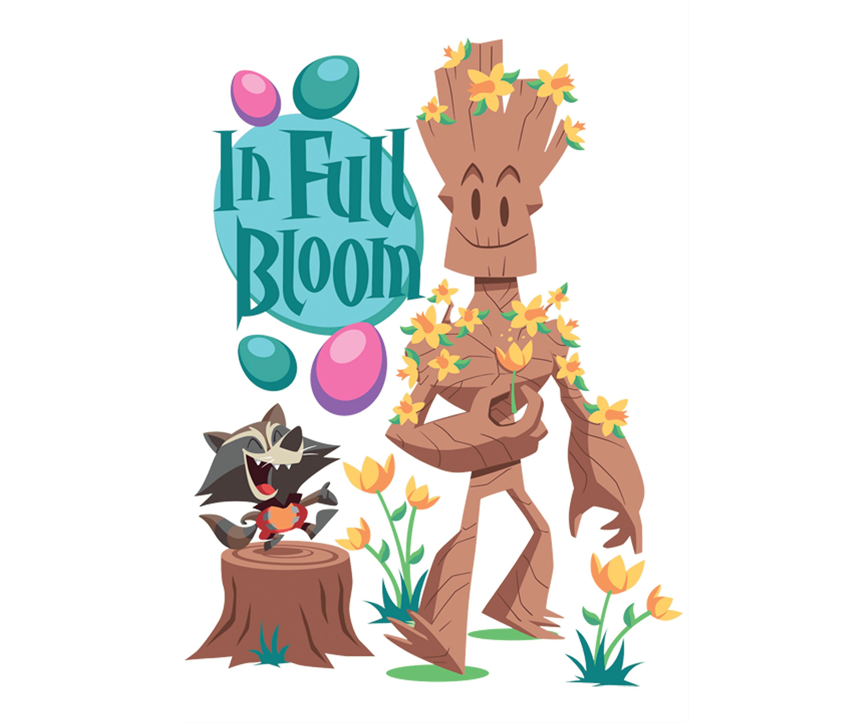 Girls 4-6x Groot Bloom Graphic T-Shirt