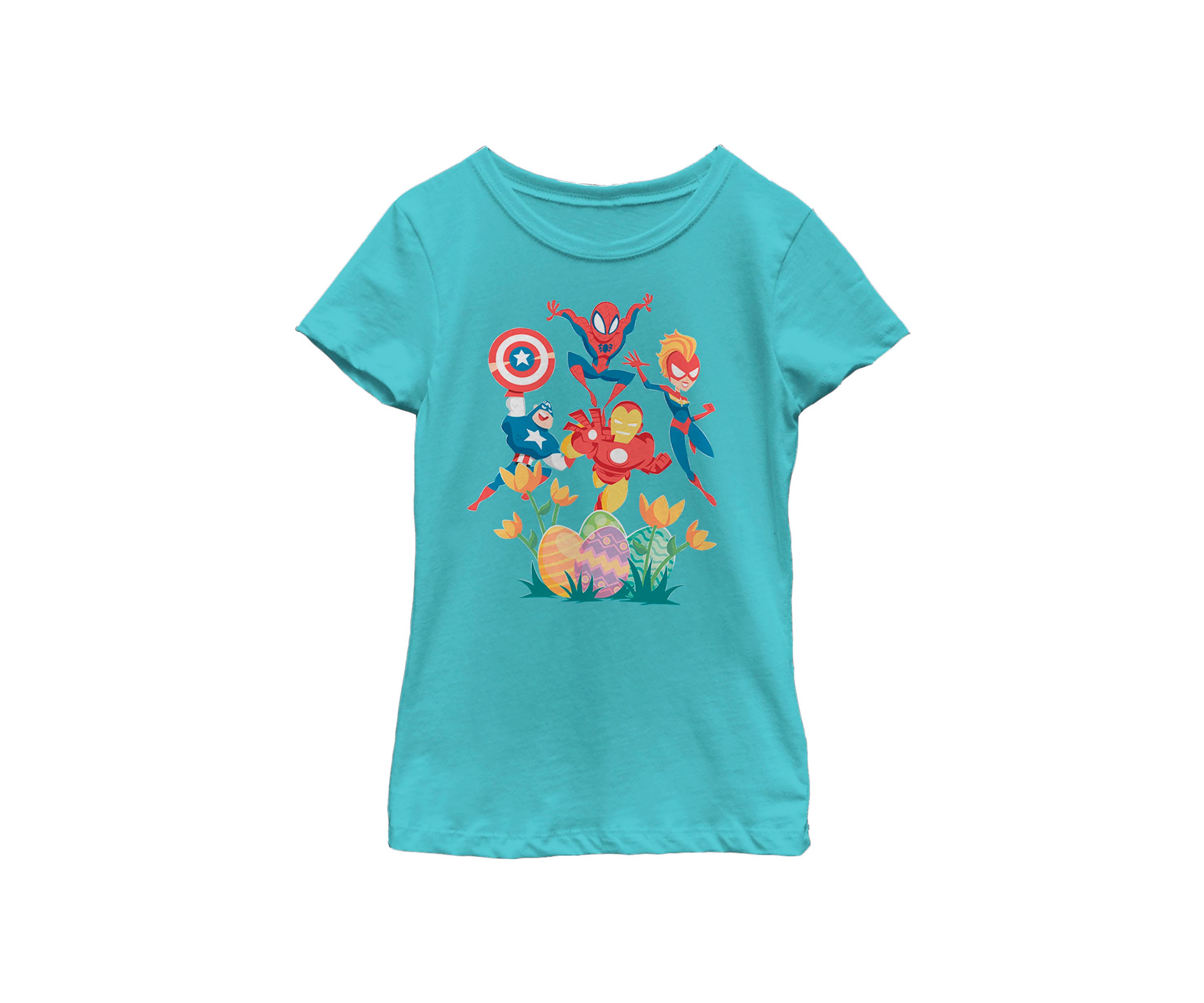 Girls 4-6x Group Easter Hunt Graphic T-Shirt