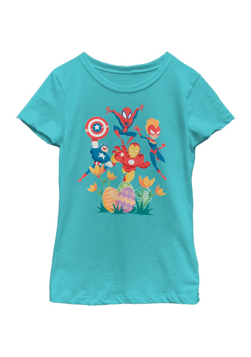 Girls 4-6x Group Easter Hunt Graphic T-Shirt