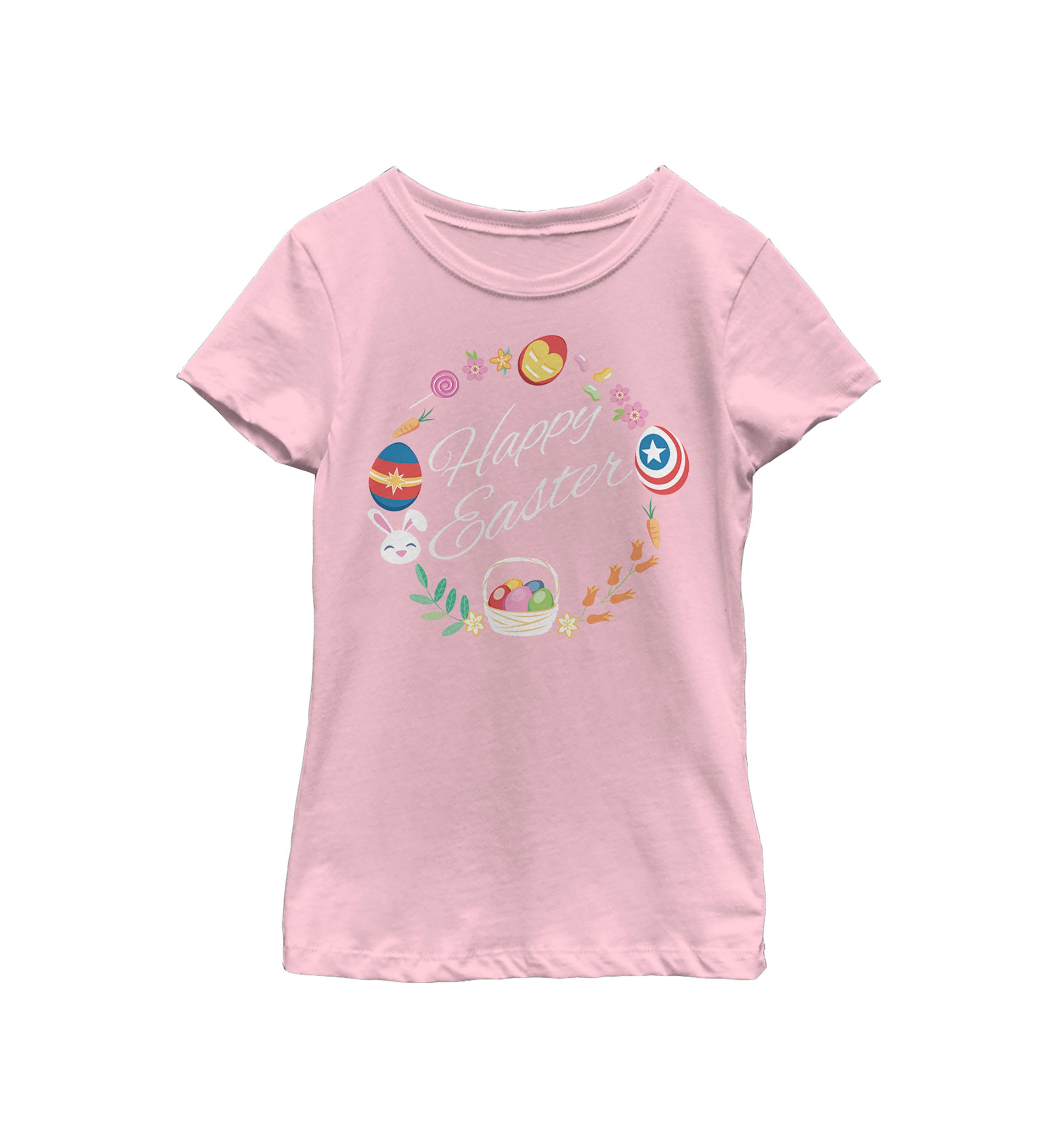 Girls 4-6x Easter Wreath Graphic T-Shirt