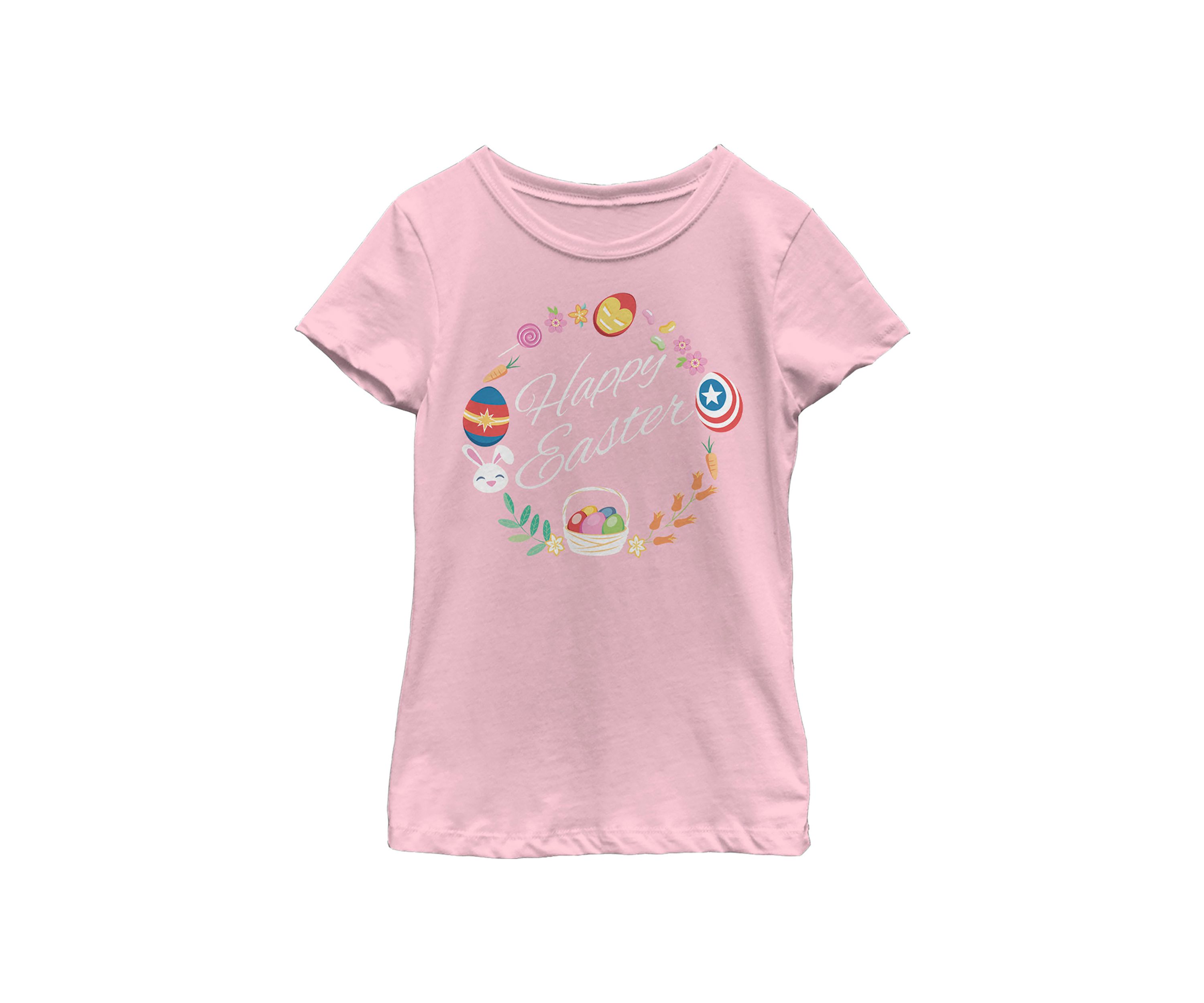 Girls 4-6x Easter Wreath Graphic T-Shirt