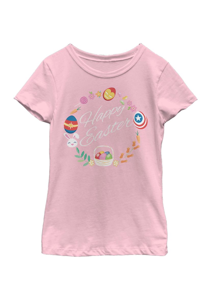 Girls 4-6x Easter Wreath Graphic T-Shirt