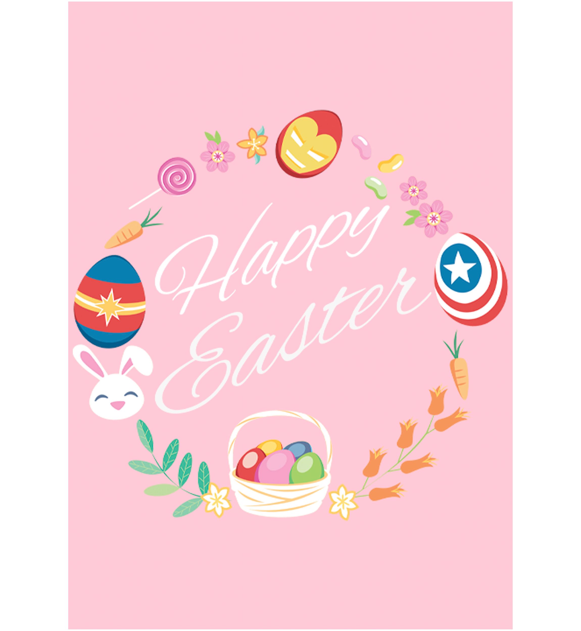 Girls 4-6x Easter Wreath Graphic T-Shirt