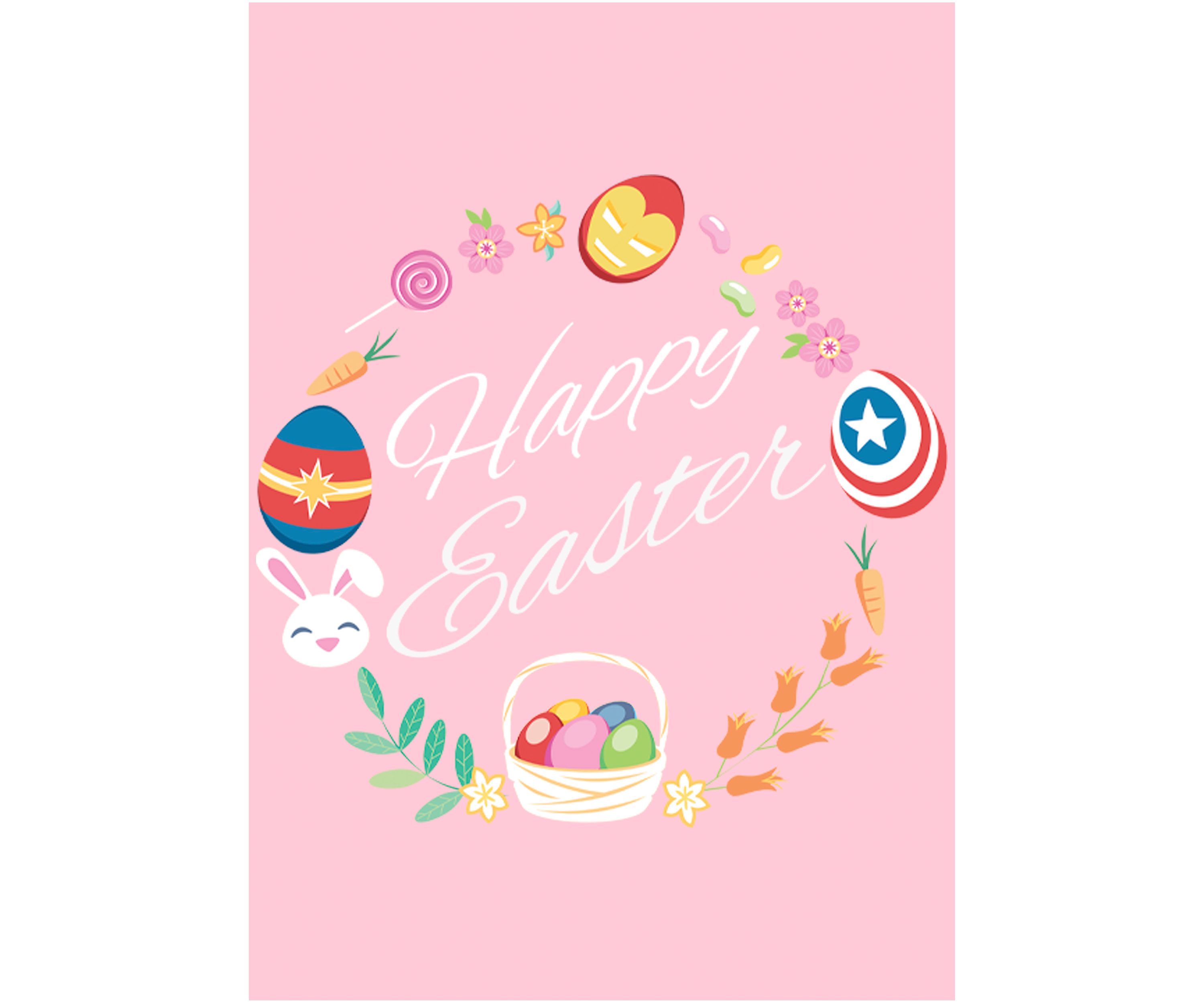 Girls 4-6x Easter Wreath Graphic T-Shirt