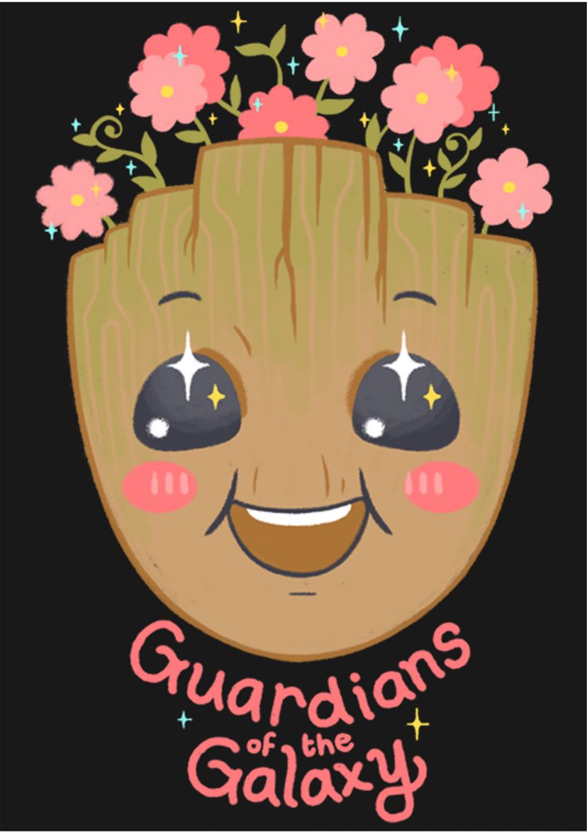 Girls 4-6x Groot in Bloom Graphic T-Shirt