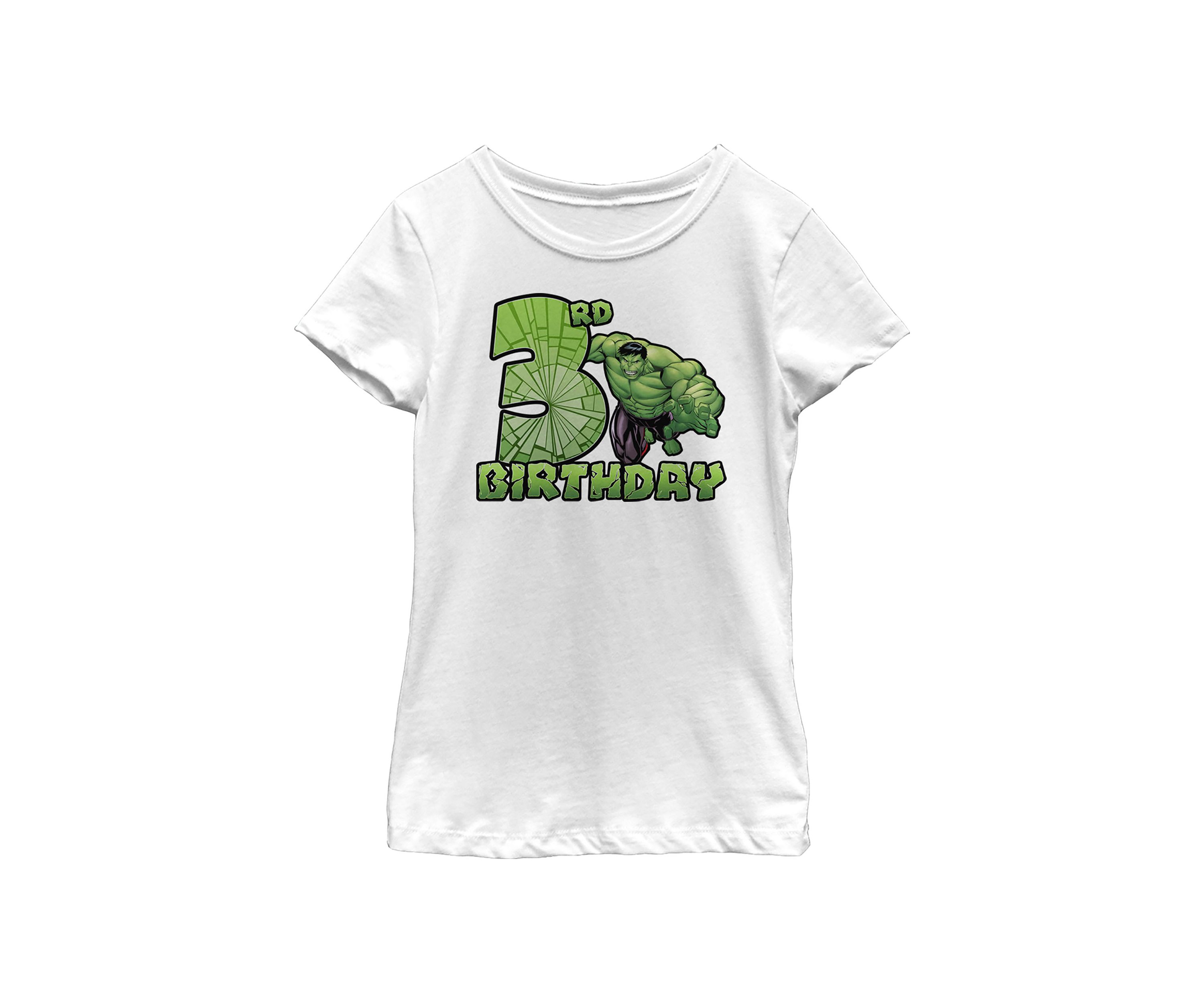 Girls 46x Marvel Smash 3rd Bday Graphic Top