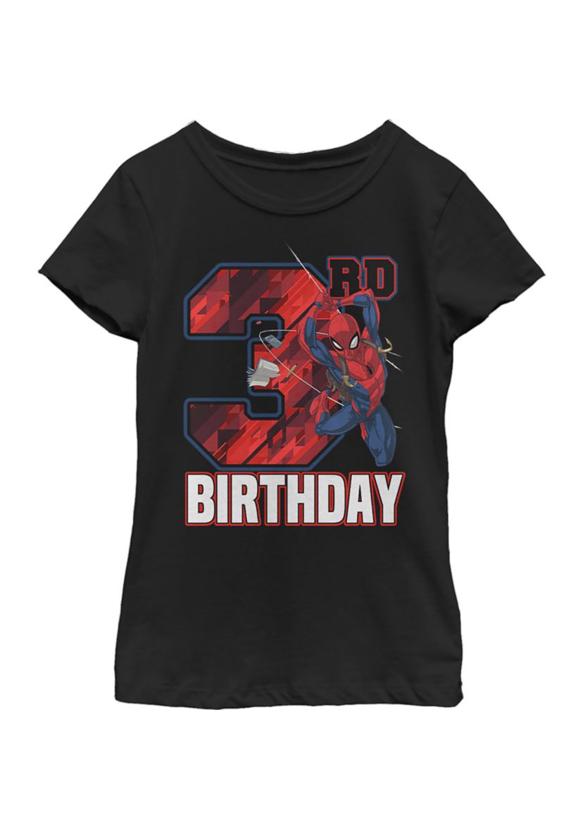 Girls 46x Marvel Swinging Three Graphic Top