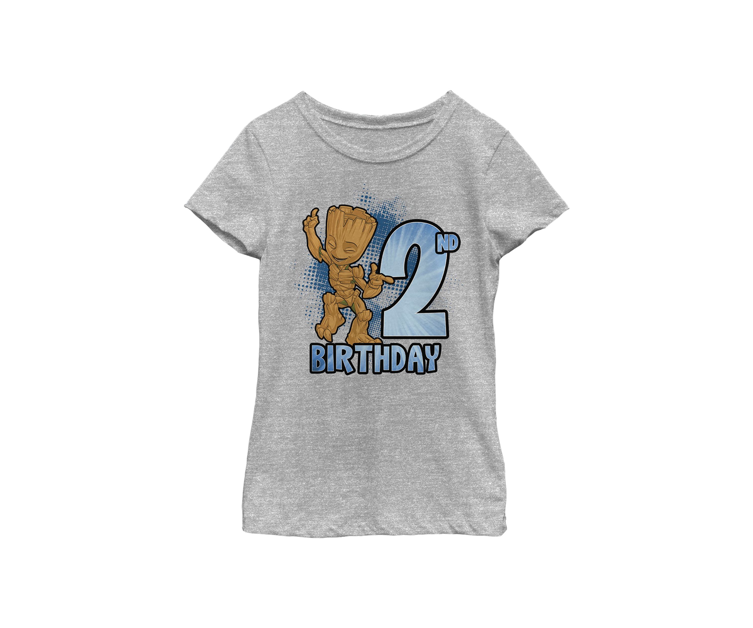 Girls 46x Marvel Groot 2nd Bday Graphic Top