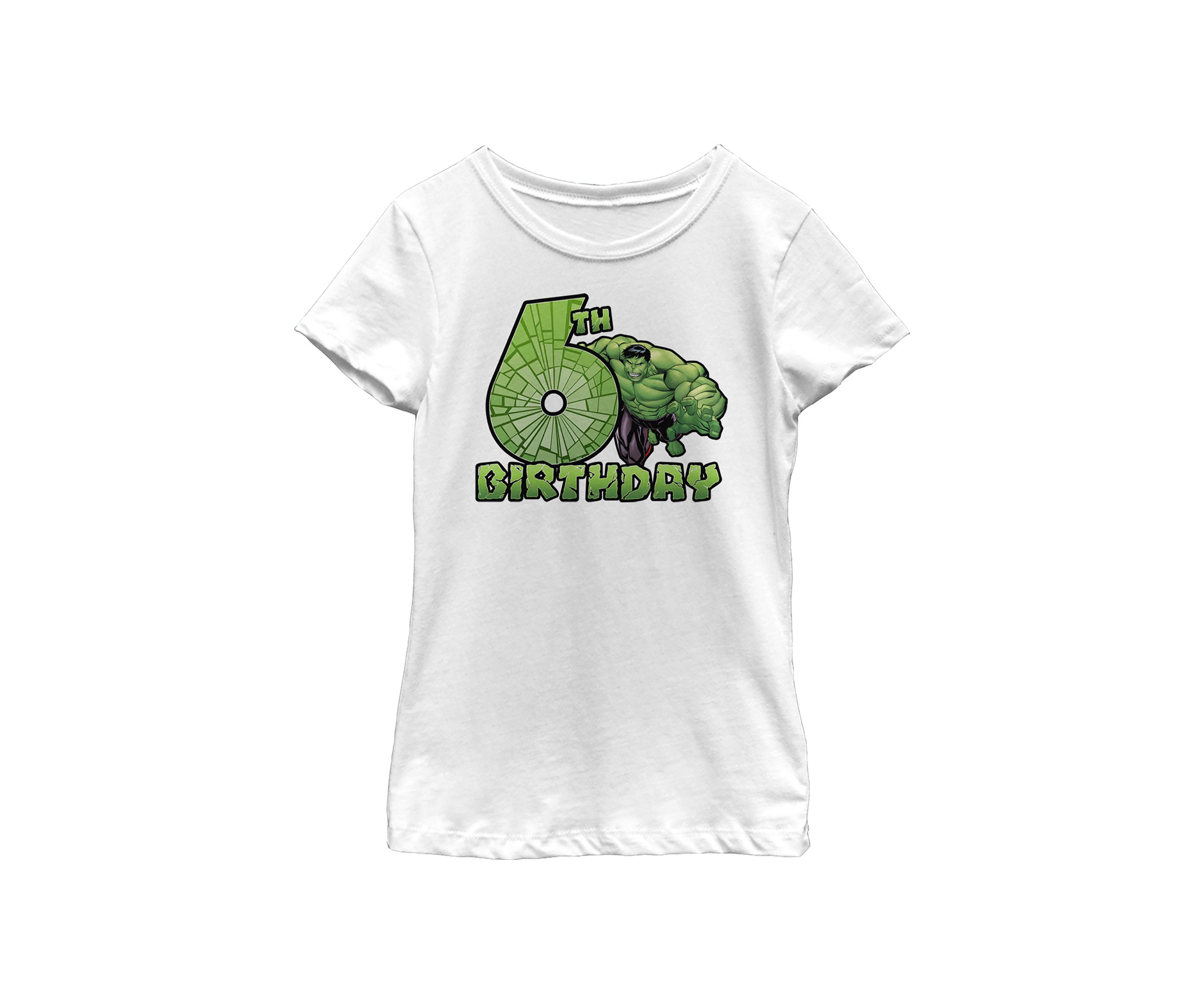 Girls 46x Marvel Smash 6th Bday Graphic Top