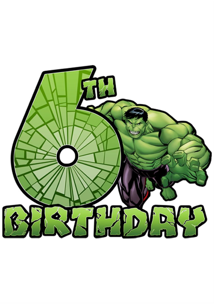 Girls 46x Marvel Smash 6th Bday Graphic Top
