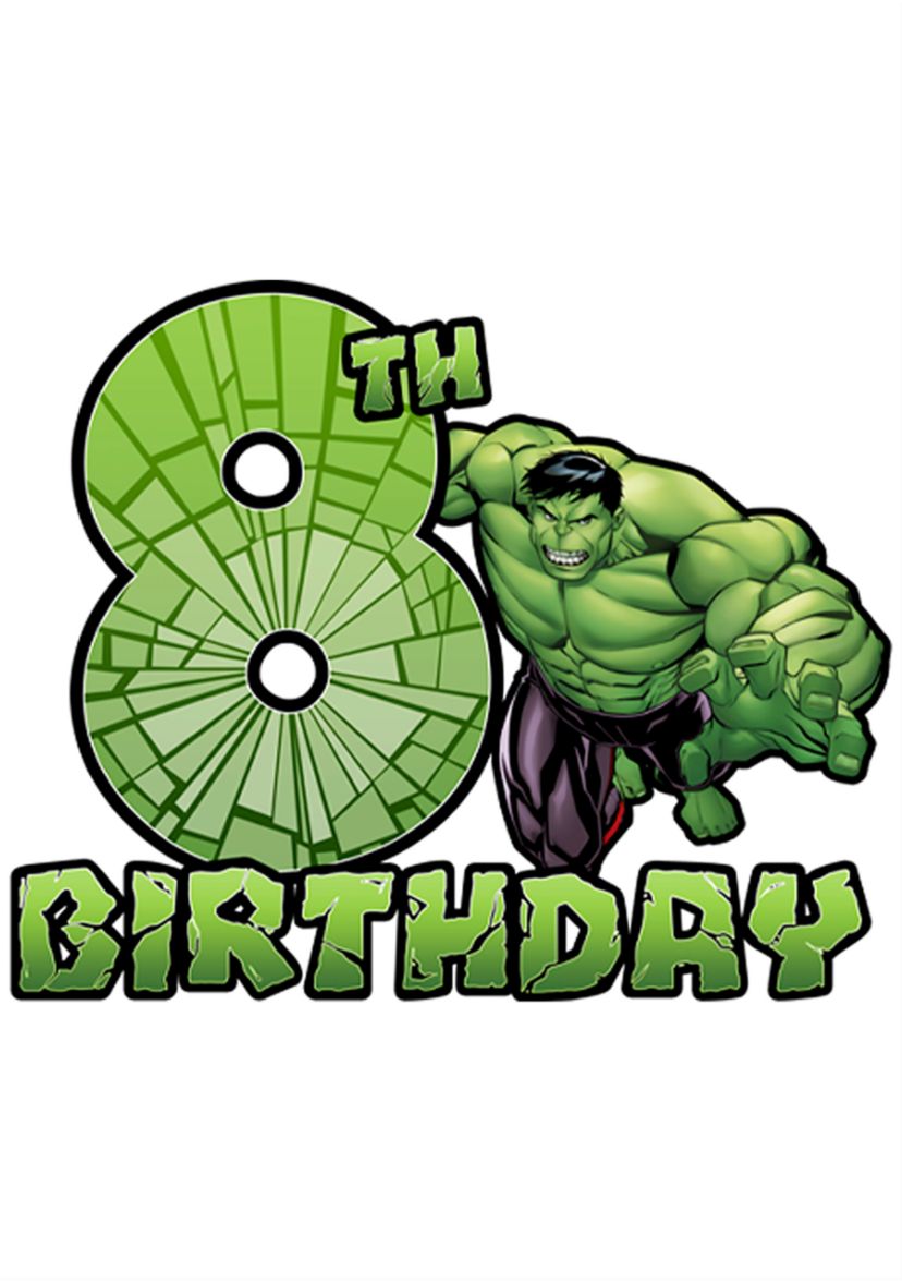 Girls 46x Marvel Smash 8th Bday Graphic Top
