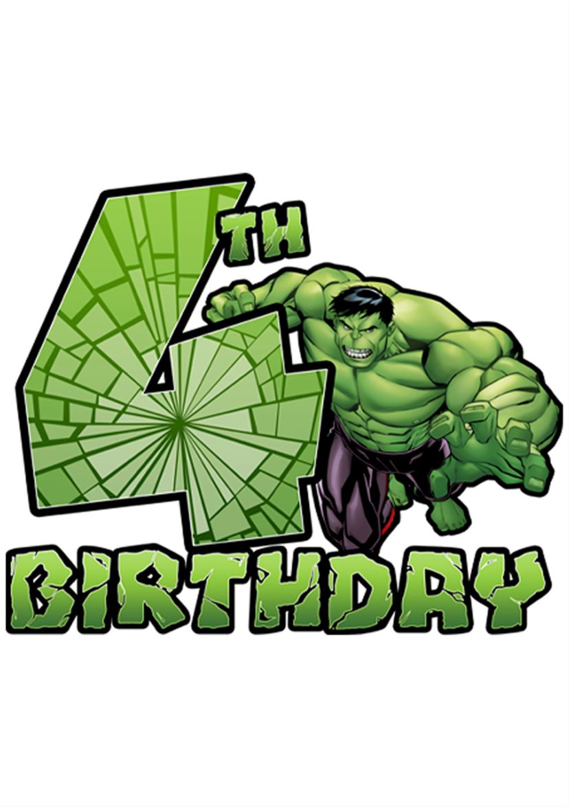 Girls 46x Marvel Smash 4th Bday Graphic Top