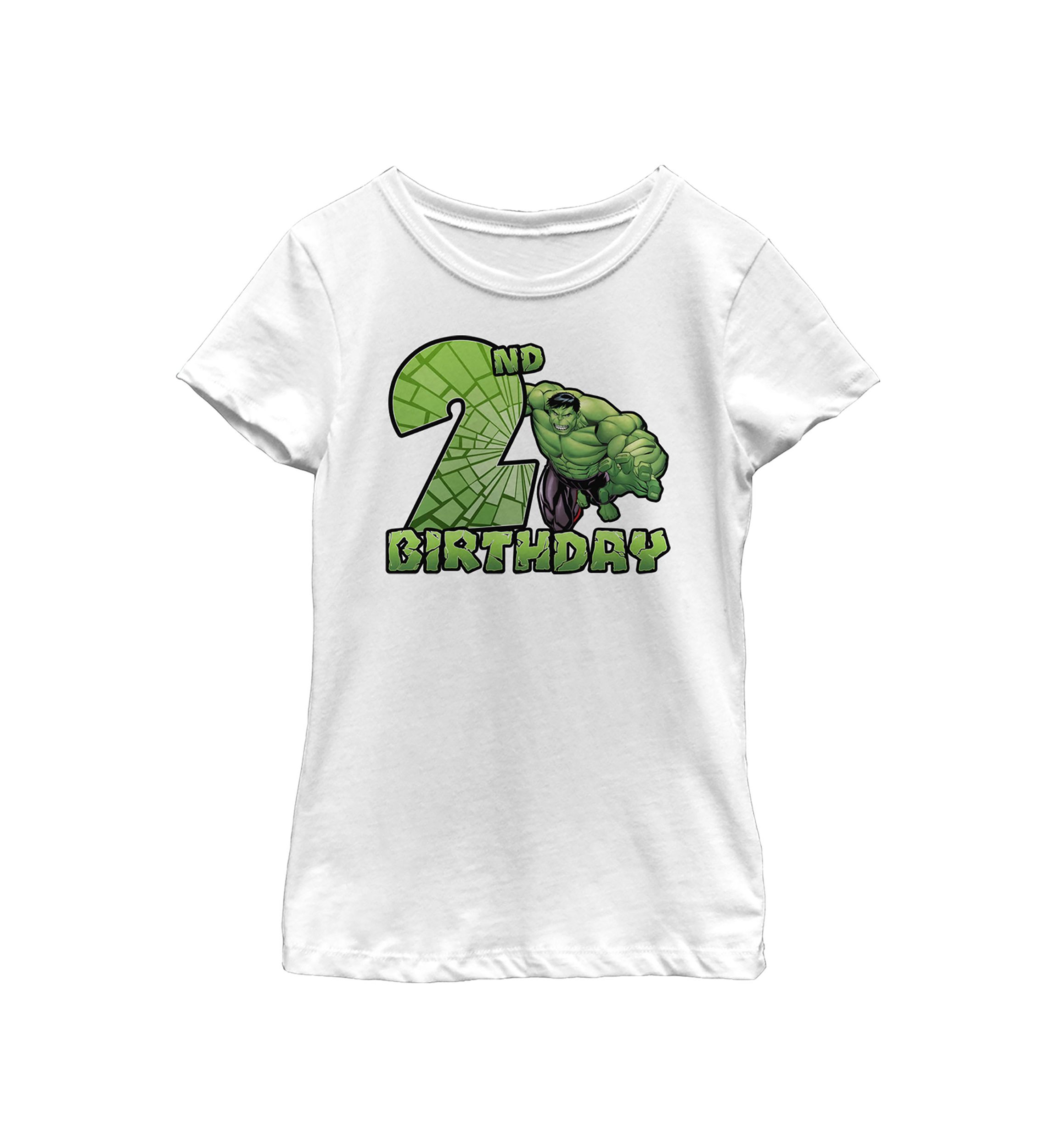 Girls 46x Marvel Smash 2nd Bday Graphic Top