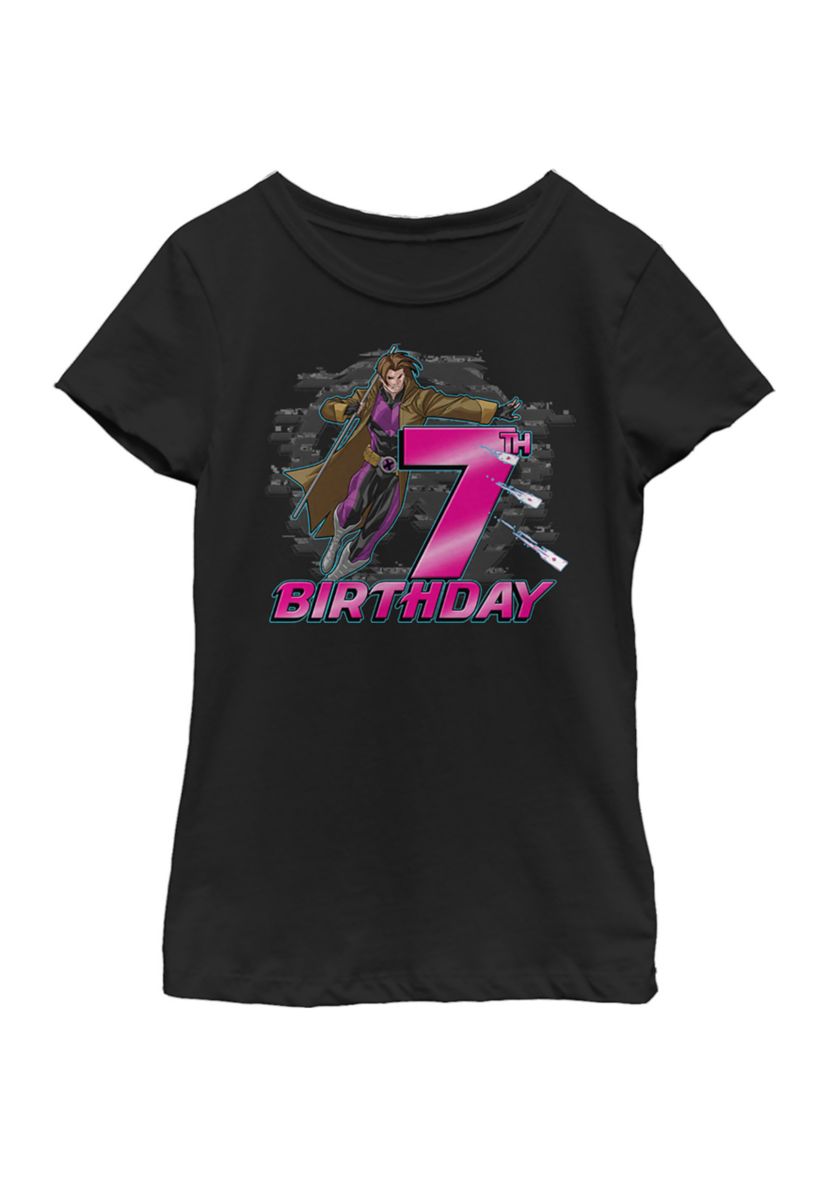 Girls 46x Marvel Gambit 7th Bday Graphic Top