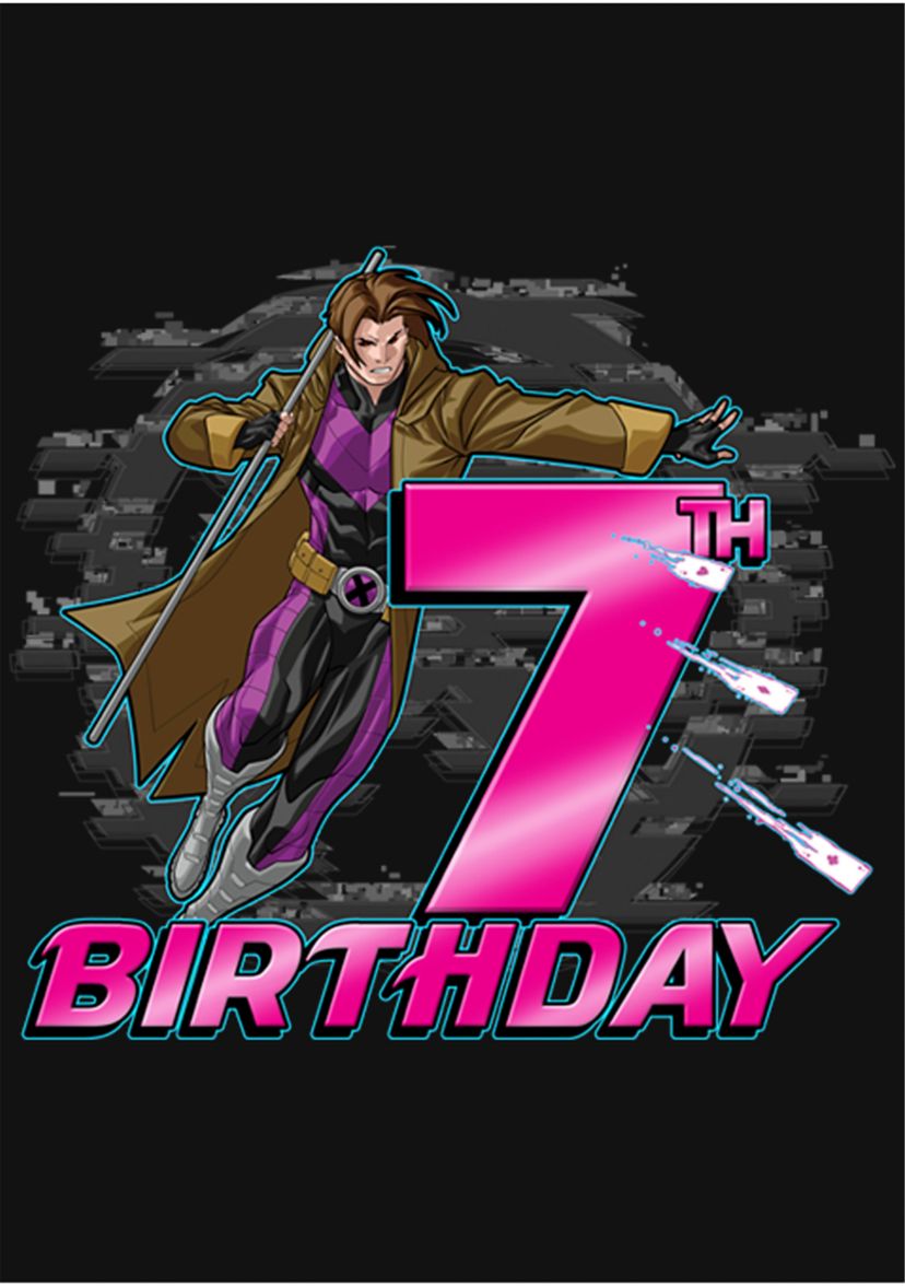 Girls 46x Marvel Gambit 7th Bday Graphic Top