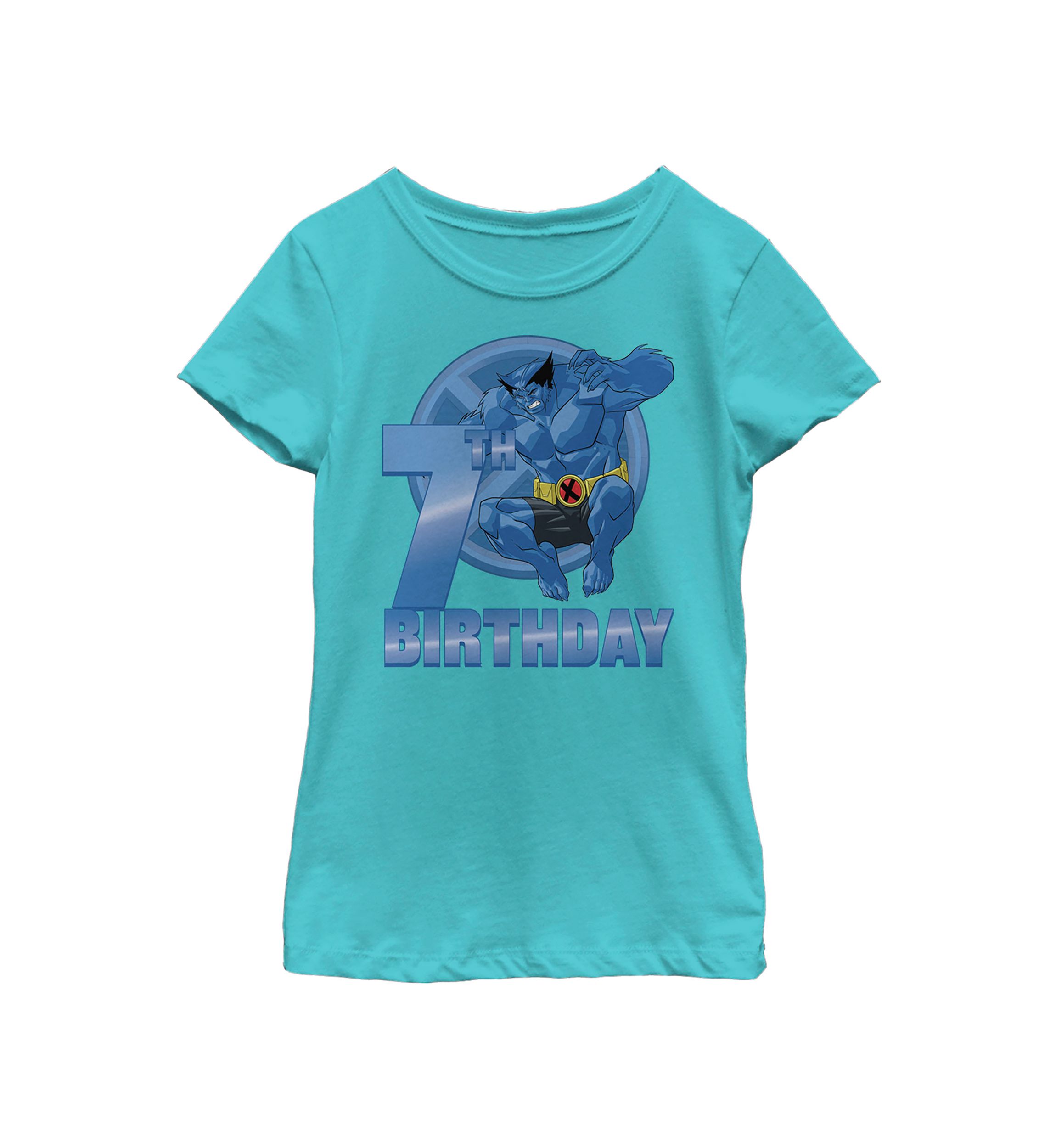 Girls 46x Marvel 7th Beast Birthday Graphic Top