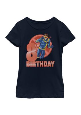 Girls 46x Marvel 8th Cyclops Birthday Graphic Top