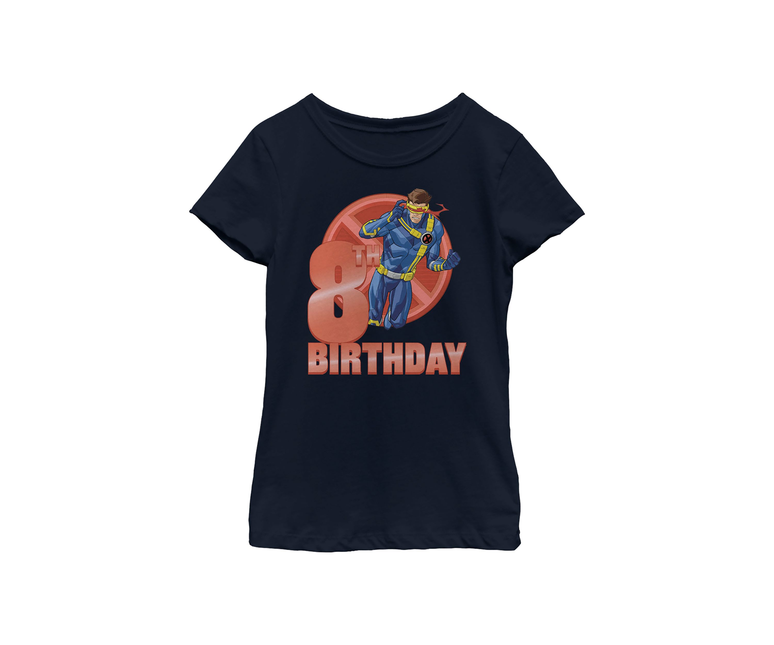 Girls 46x Marvel 8th Cyclops Birthday Graphic Top