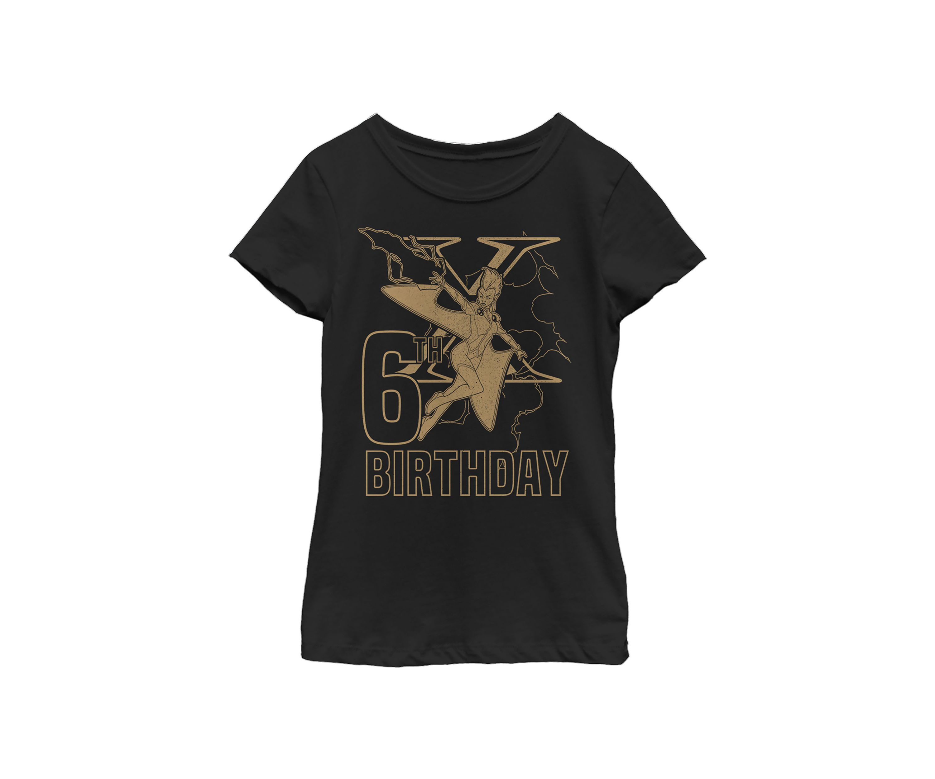 Girls 46x Marvel Sixth Lightening Graphic Top