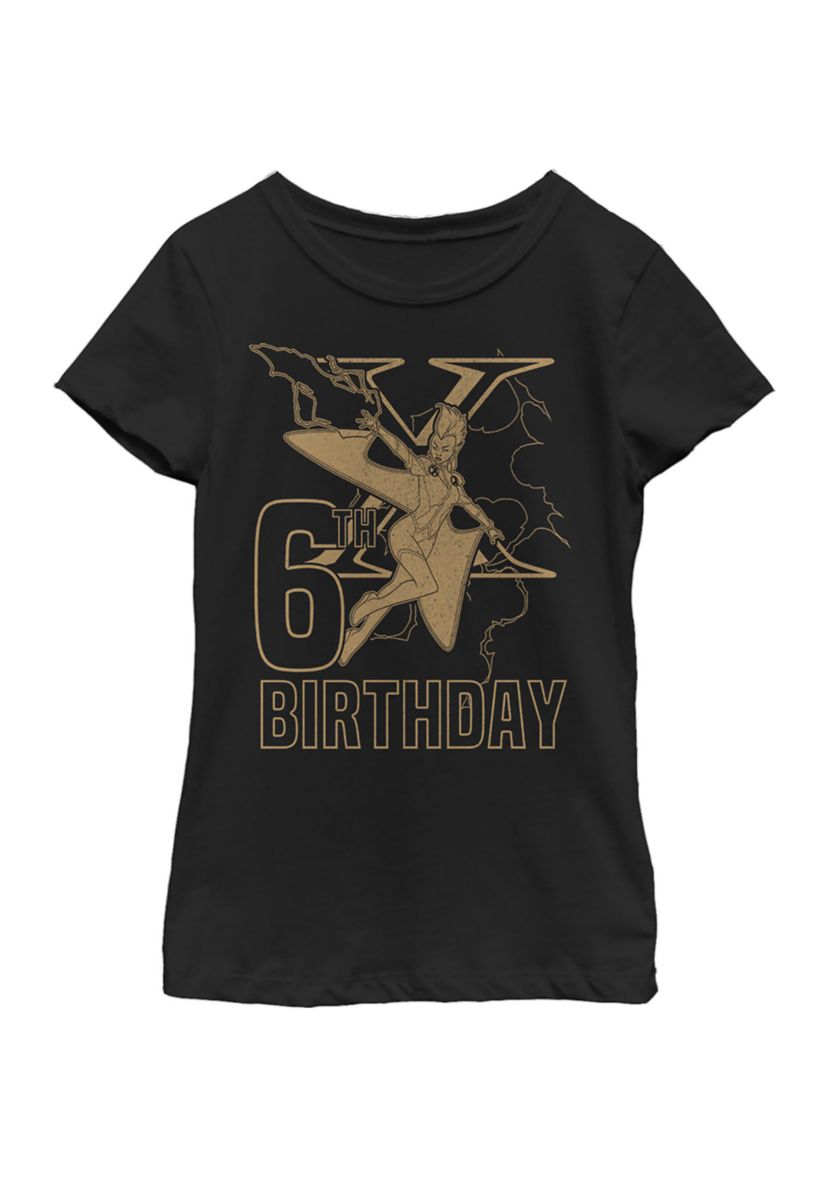 Girls 46x Marvel Sixth Lightening Graphic Top
