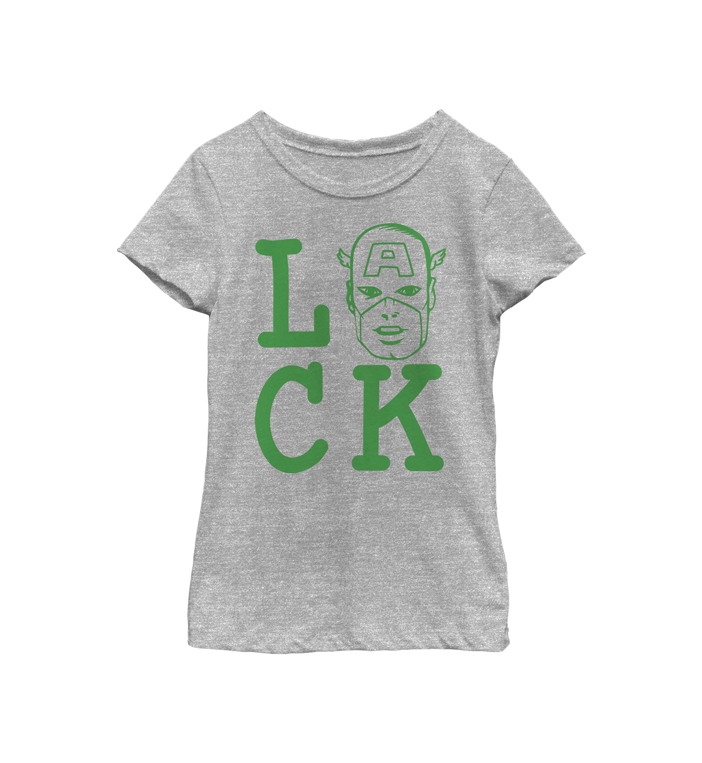 Girls 46x Marvel Captain of Luck Graphic Top