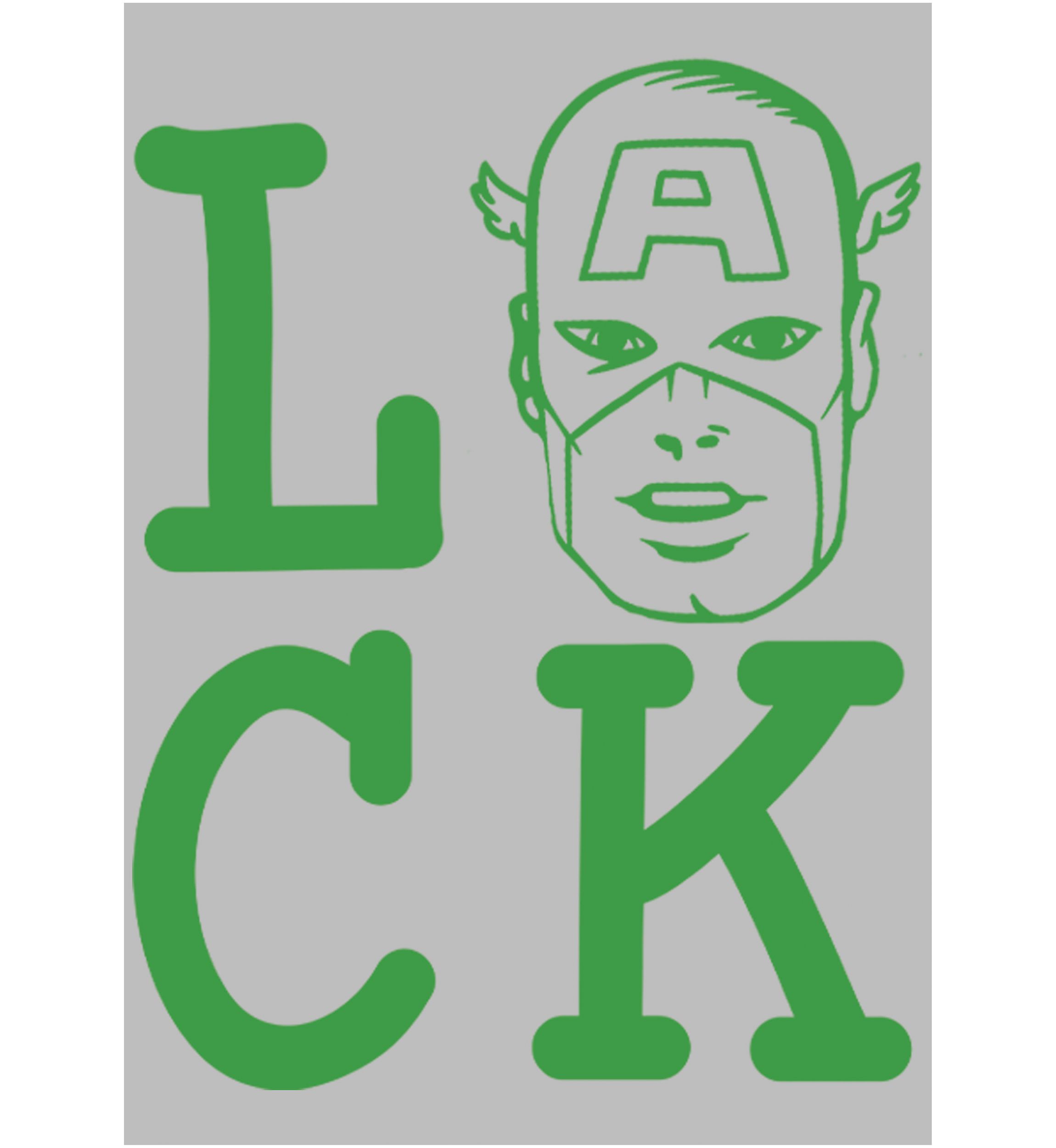 Girls 46x Marvel Captain of Luck Graphic Top