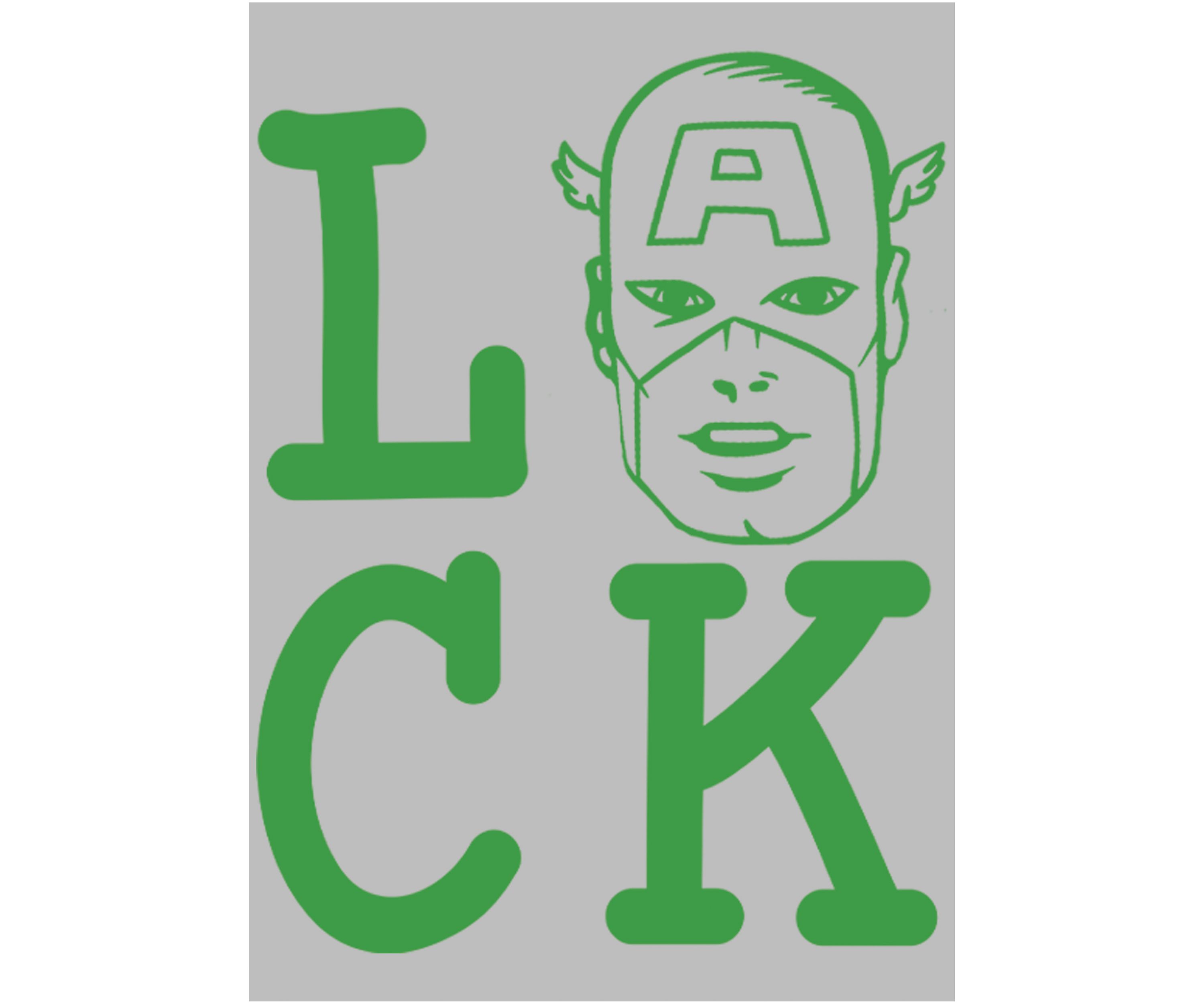 Girls 46x Marvel Captain of Luck Graphic Top