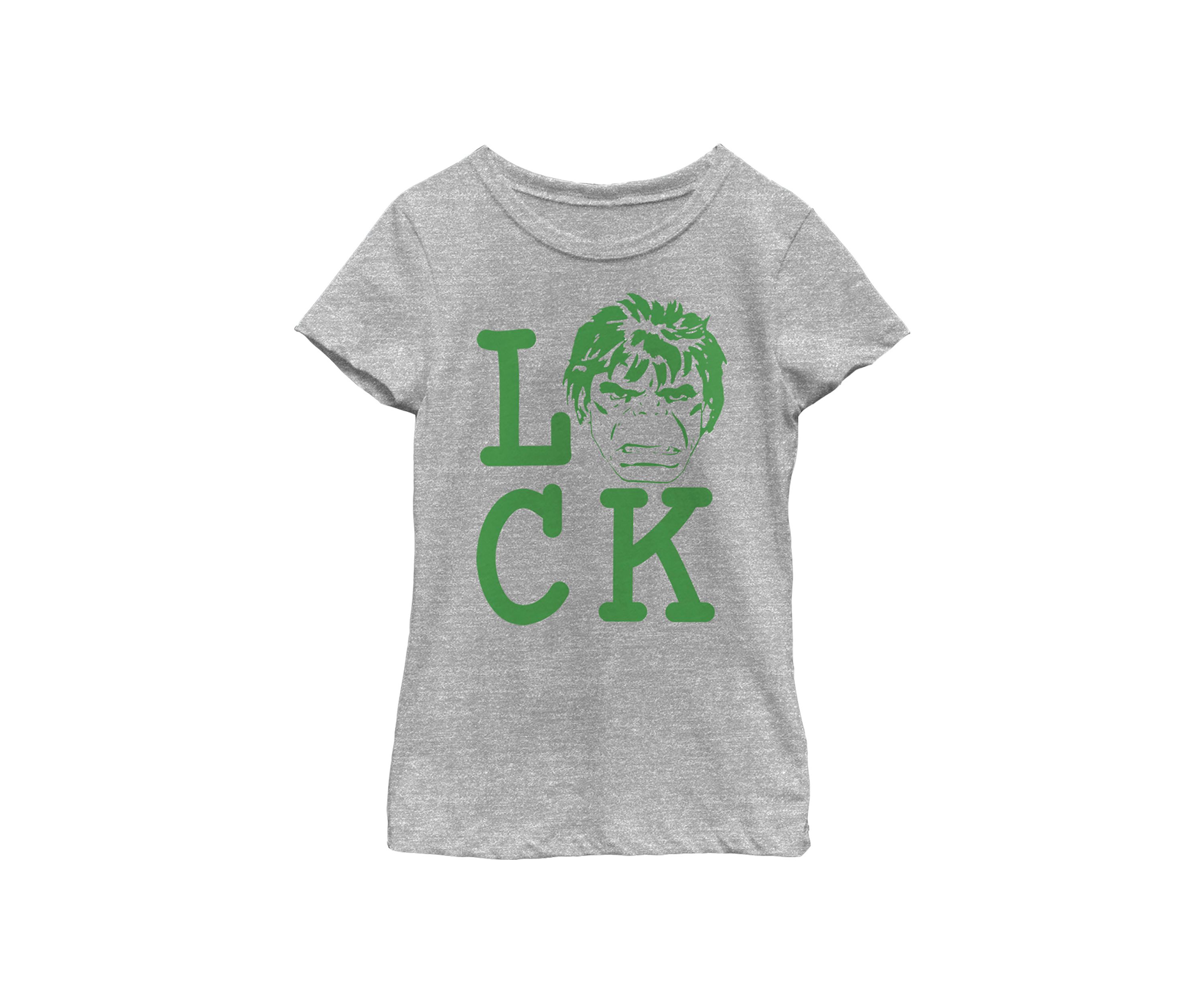 Girls 46x Marvel Hulk Luck Graphic Top